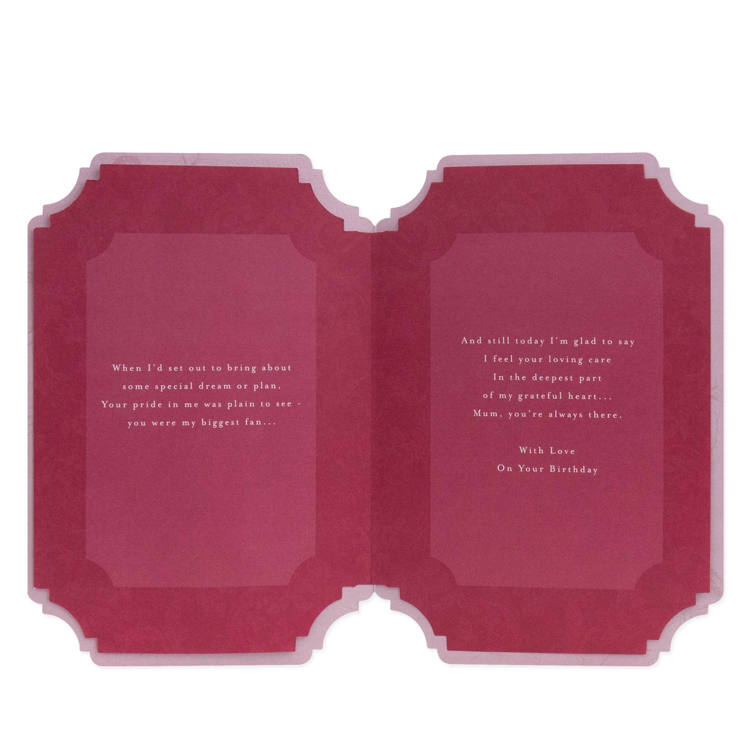 Hallmark Mum Birthday Card - Love you Mum - Image 2
