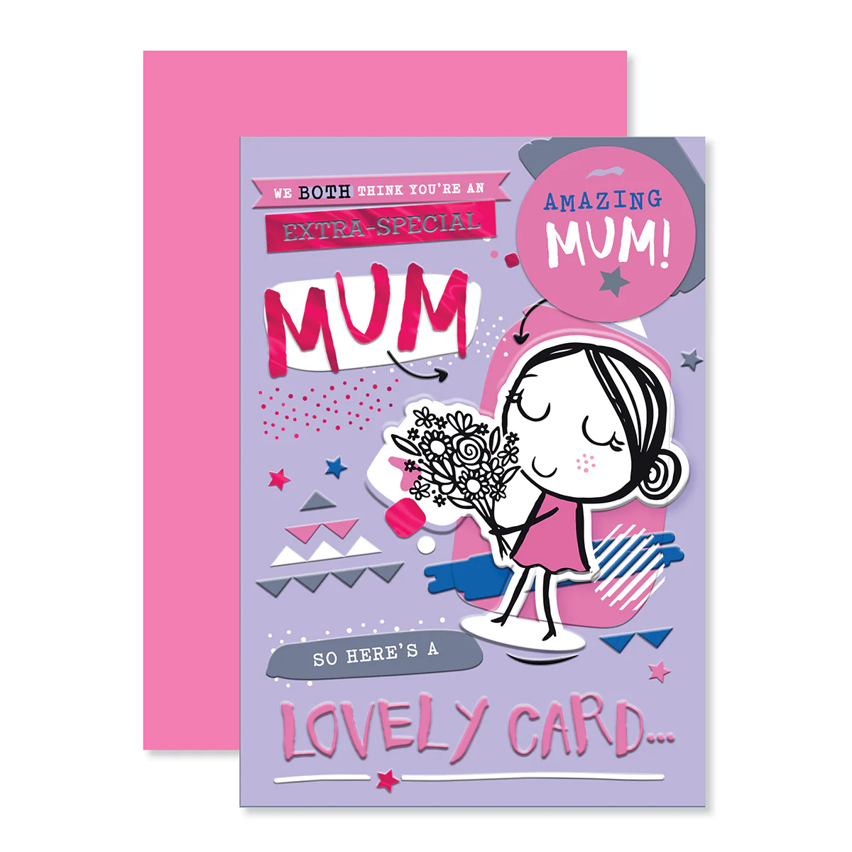 Hallmark Mother's Day Card - Amazing Mum from both - Image 3