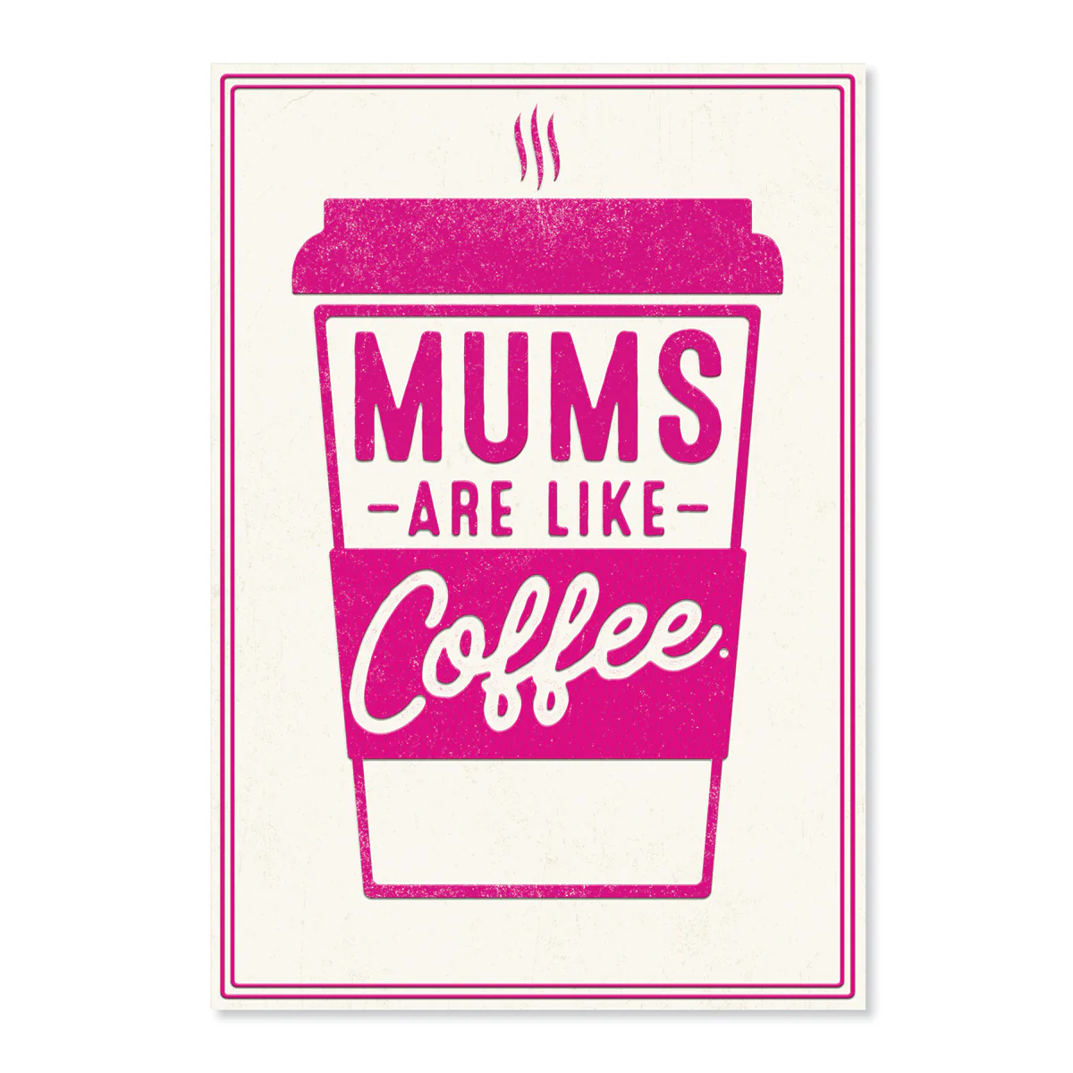 Hallmark Mother's Day Card - MUMS are like coffee