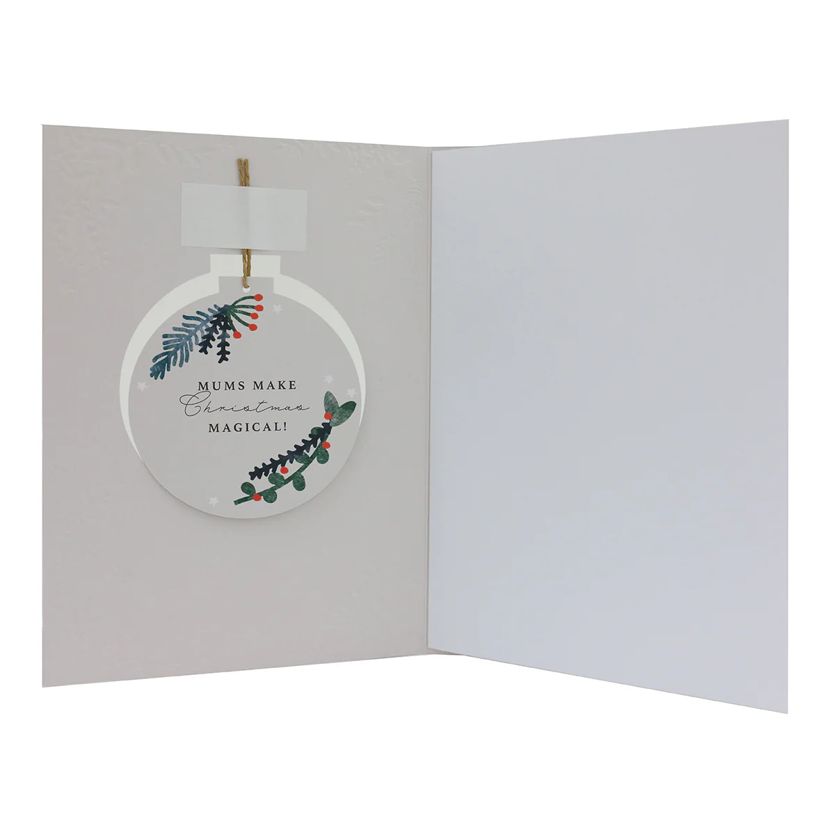 Hallmark Christmas Card For Mum With Detachable Ornament - Happy Moments - Image 3