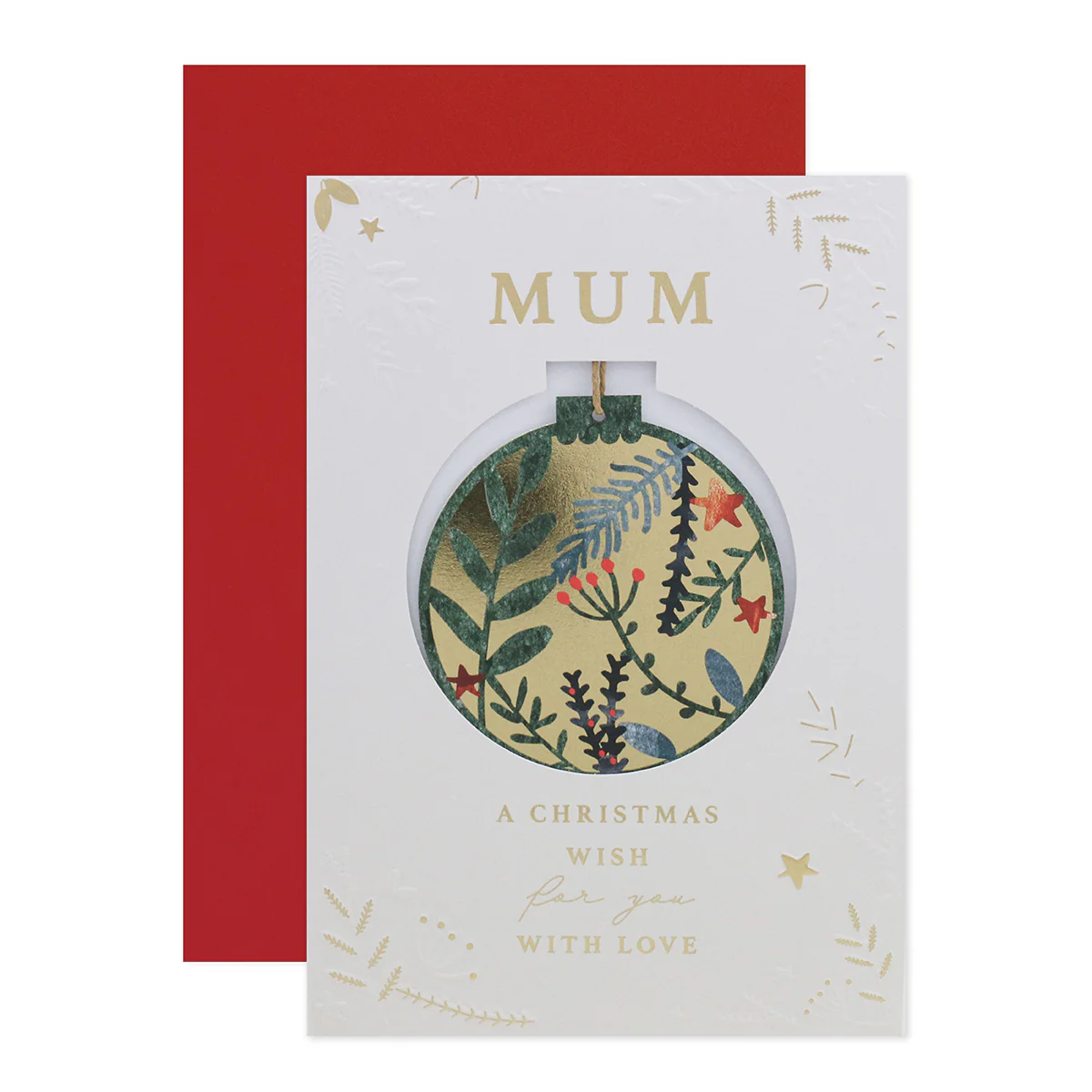 Hallmark Christmas Card For Mum With Detachable Ornament - Happy Moments - Image 4
