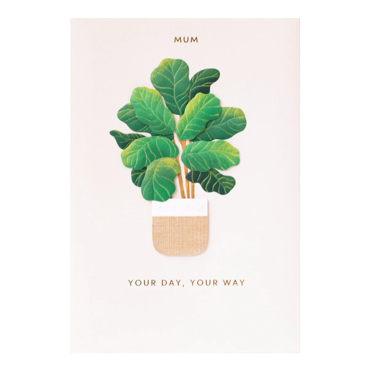 Hallmark Signature Birthday Card For Mum - Your Day, Your Way