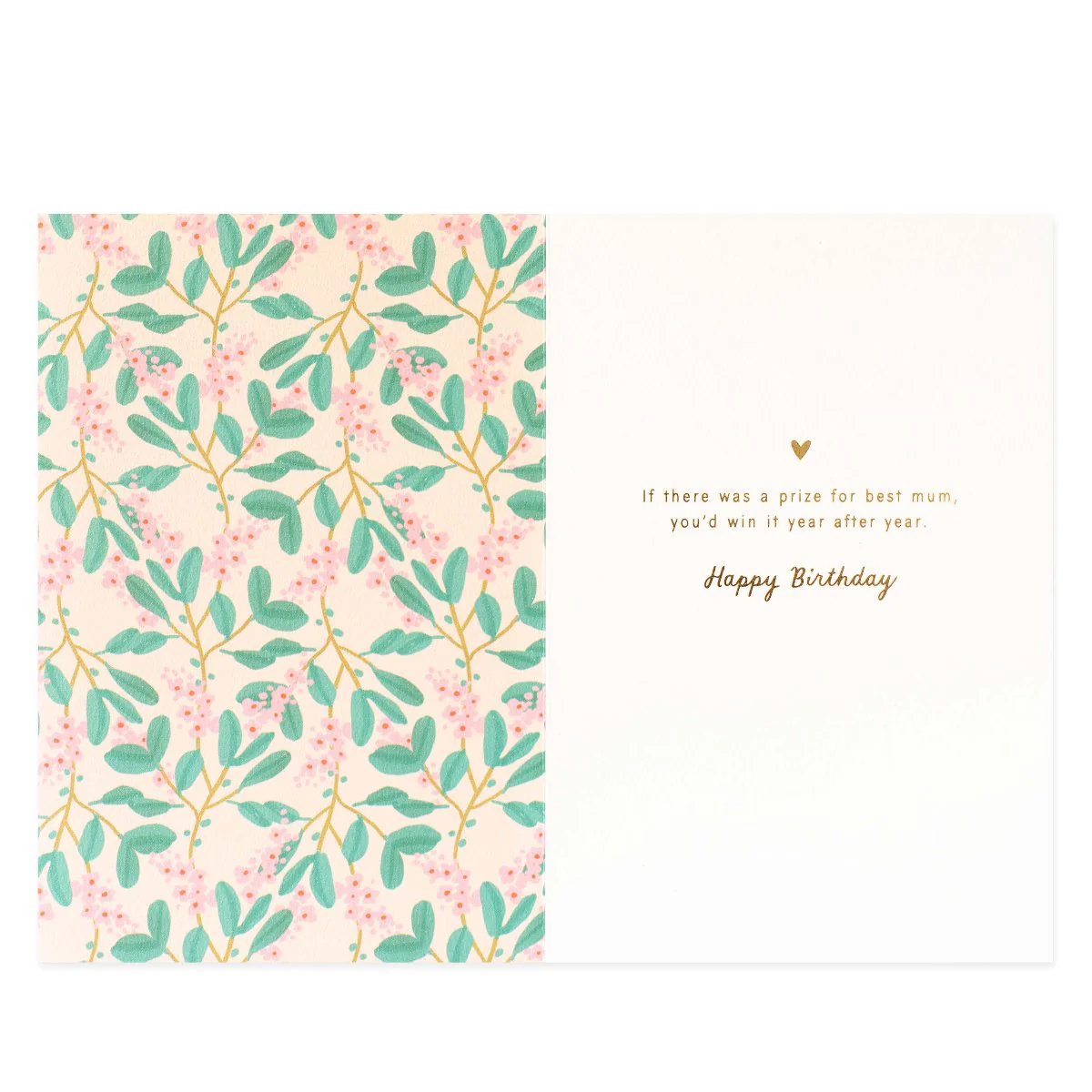 Hallmark Signature Birthday Card with Removeable Keepsake - Prize For Best (For Mum) - Image 2