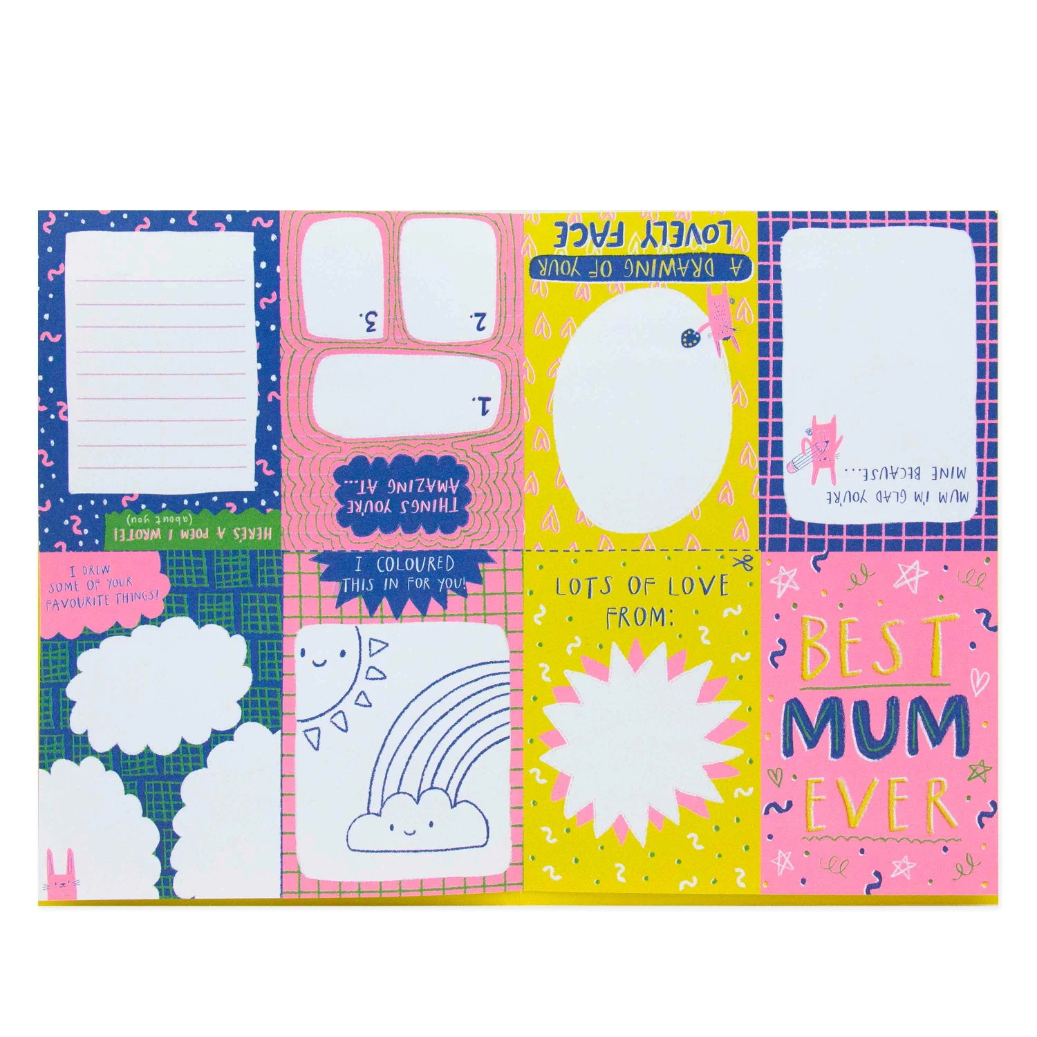 Hallmark Mother's Day Card - Best Mum Ever Activity Card - Image 2