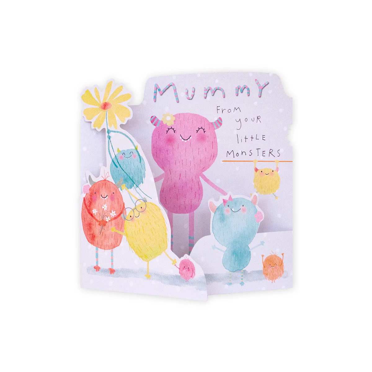 Hallmark Mother's Day Card - Little Monsters - Image 3