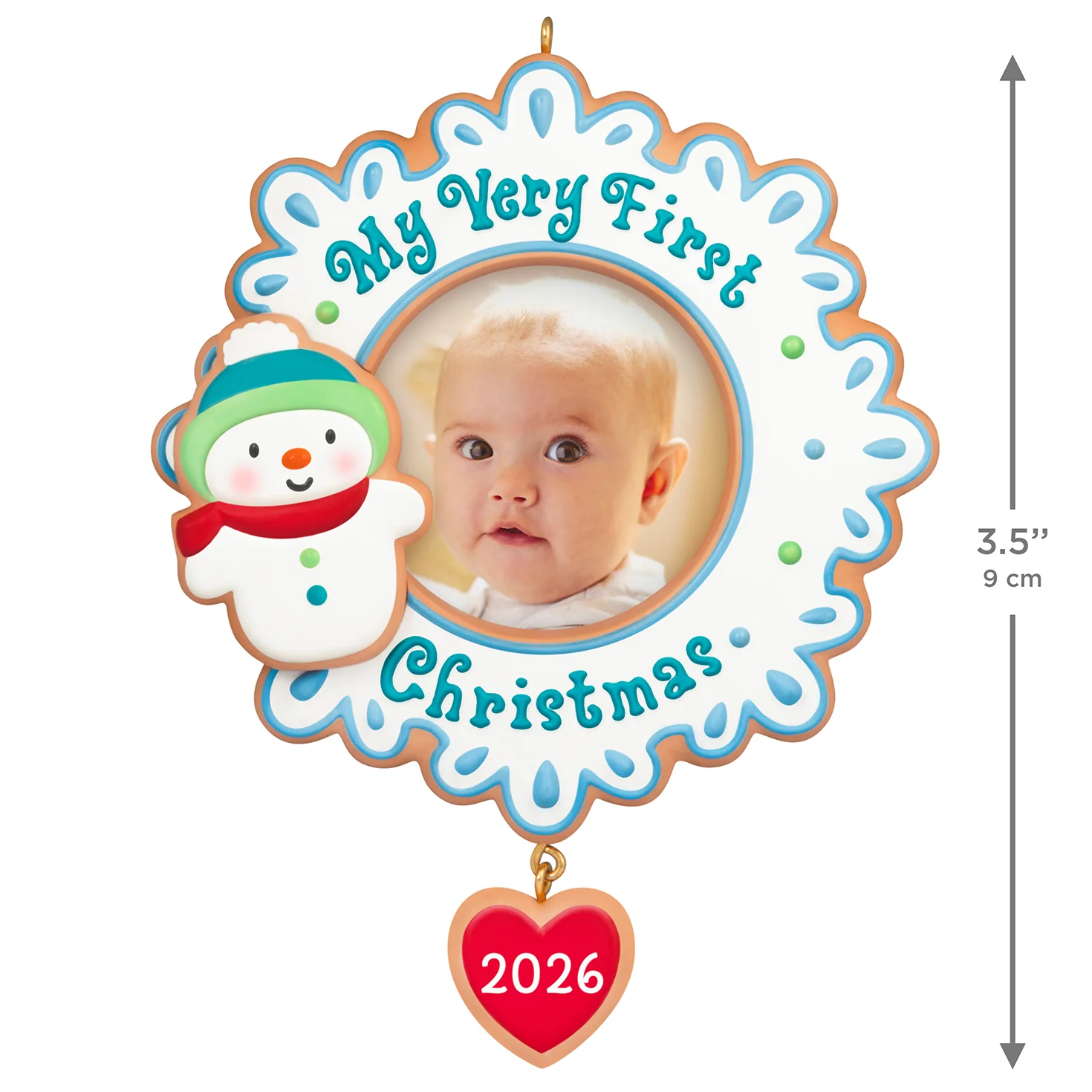 My Very First Christmas 2026 Photo Frame — 2026 Hallmark Keepsake Christmas Ornament - Image 6