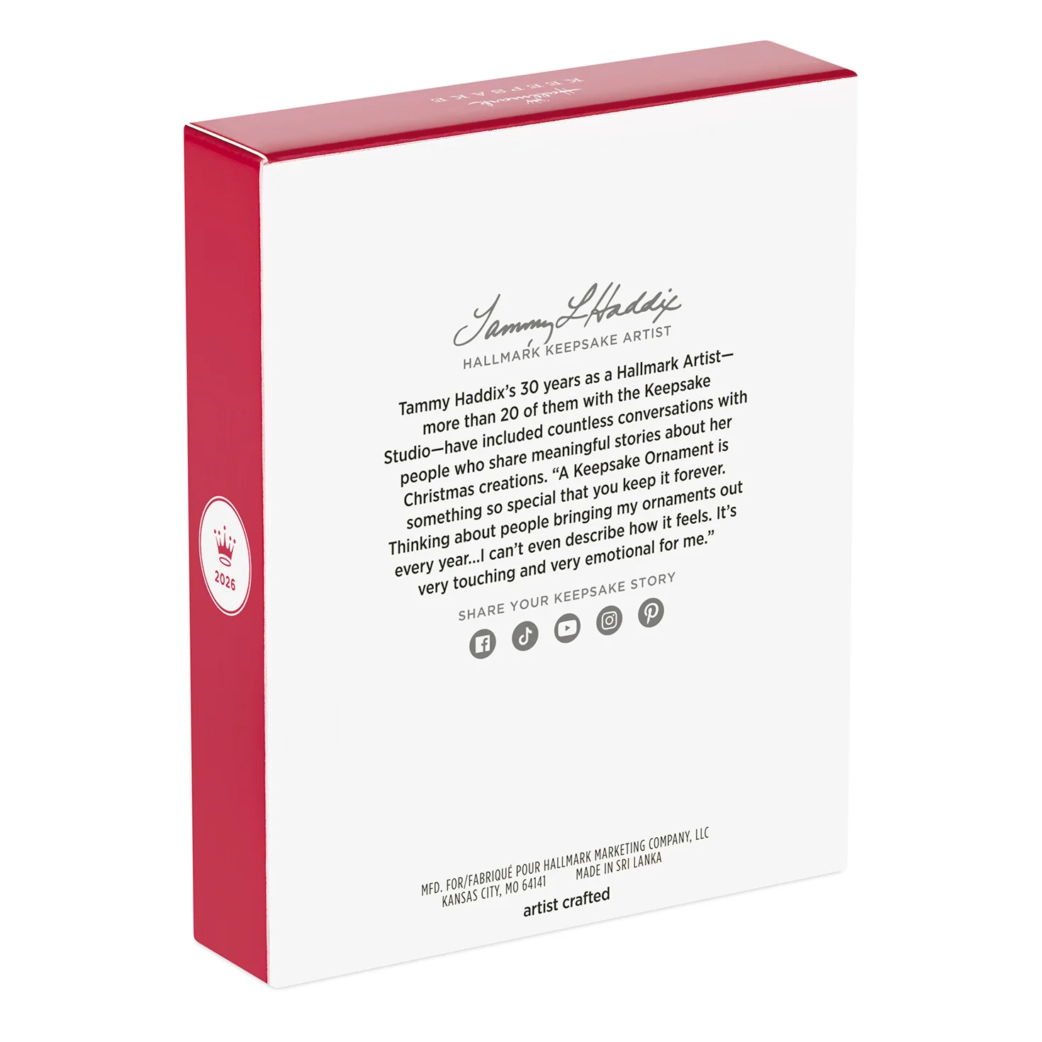 My Very First Christmas 2026 Photo Frame — 2026 Hallmark Keepsake Christmas Ornament - Image 8