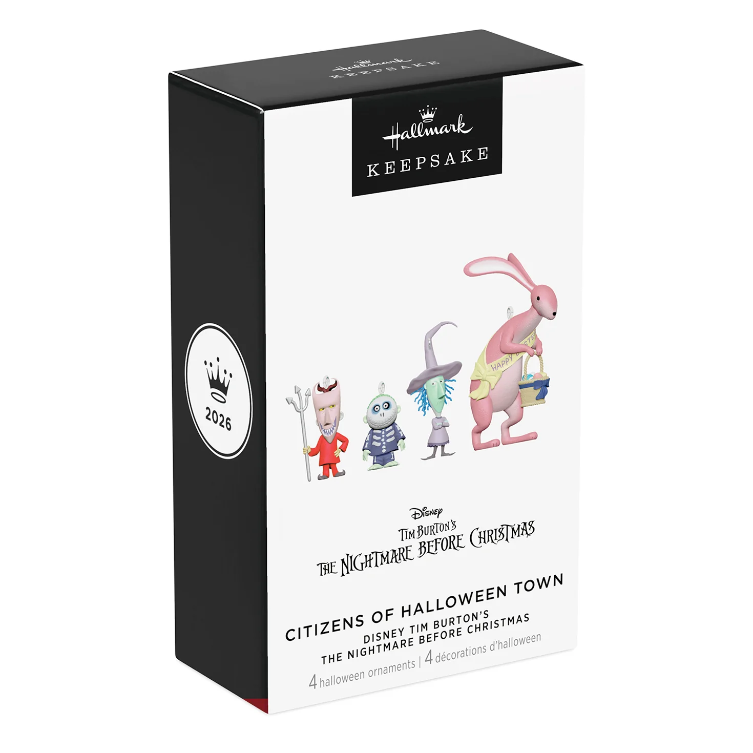 Hallmark Keepsake Halloween Ornaments (Disney Tim Burton's The Nightmare Before Christmas Citizens of Halloween Town Collection 2), Set of 4 - Image 5