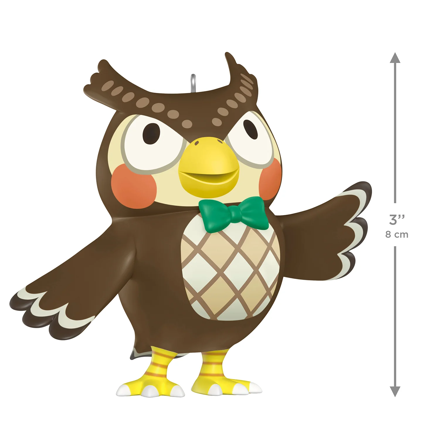 Nintendo Animal Crossing™ Blathers — 2026 Hallmark Keepsake Christmas Ornament - Image 6