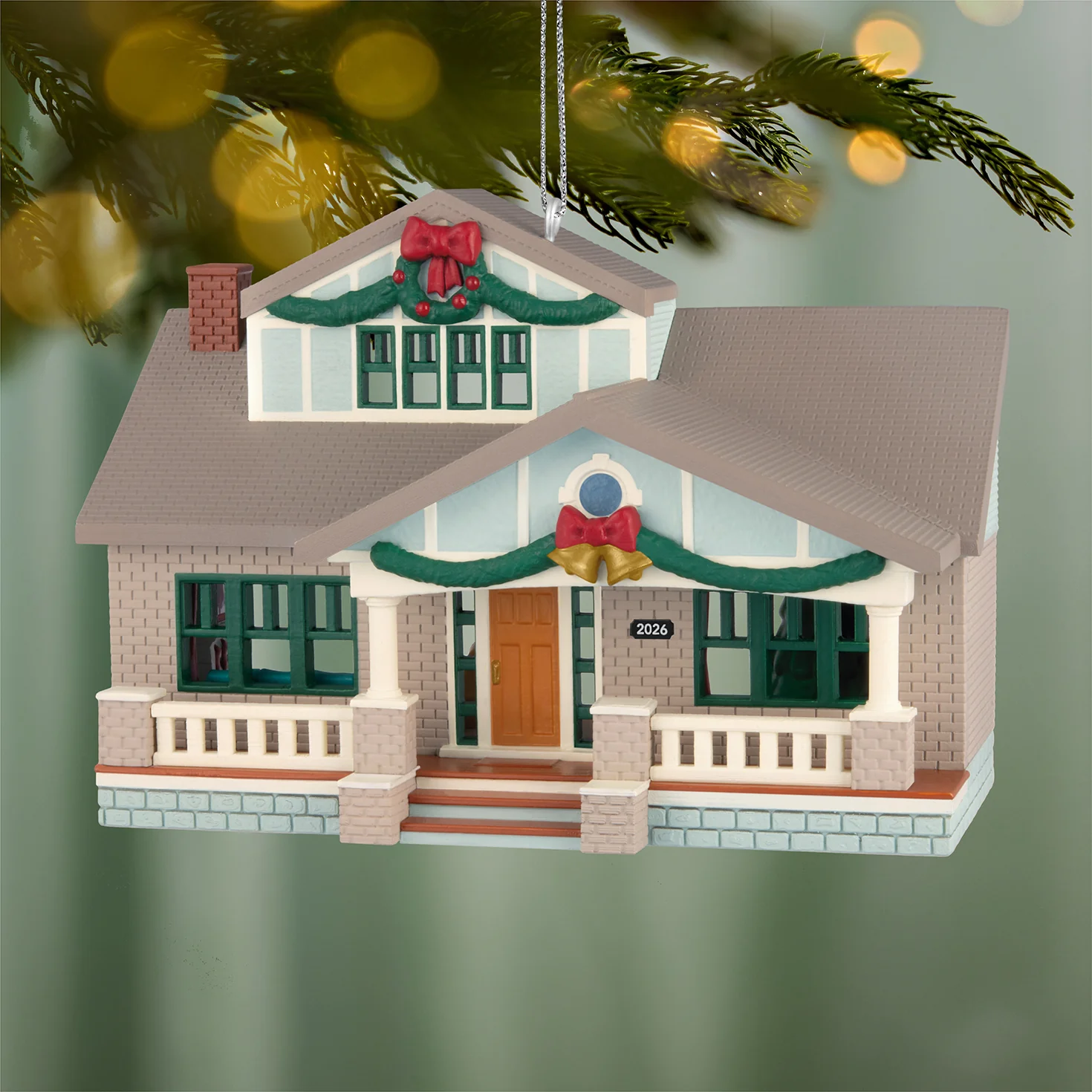 Nostalgic Houses and Shops Arts and Crafts Bungalow — 2026 Hallmark Keepsake Christmas Ornament - Image 2