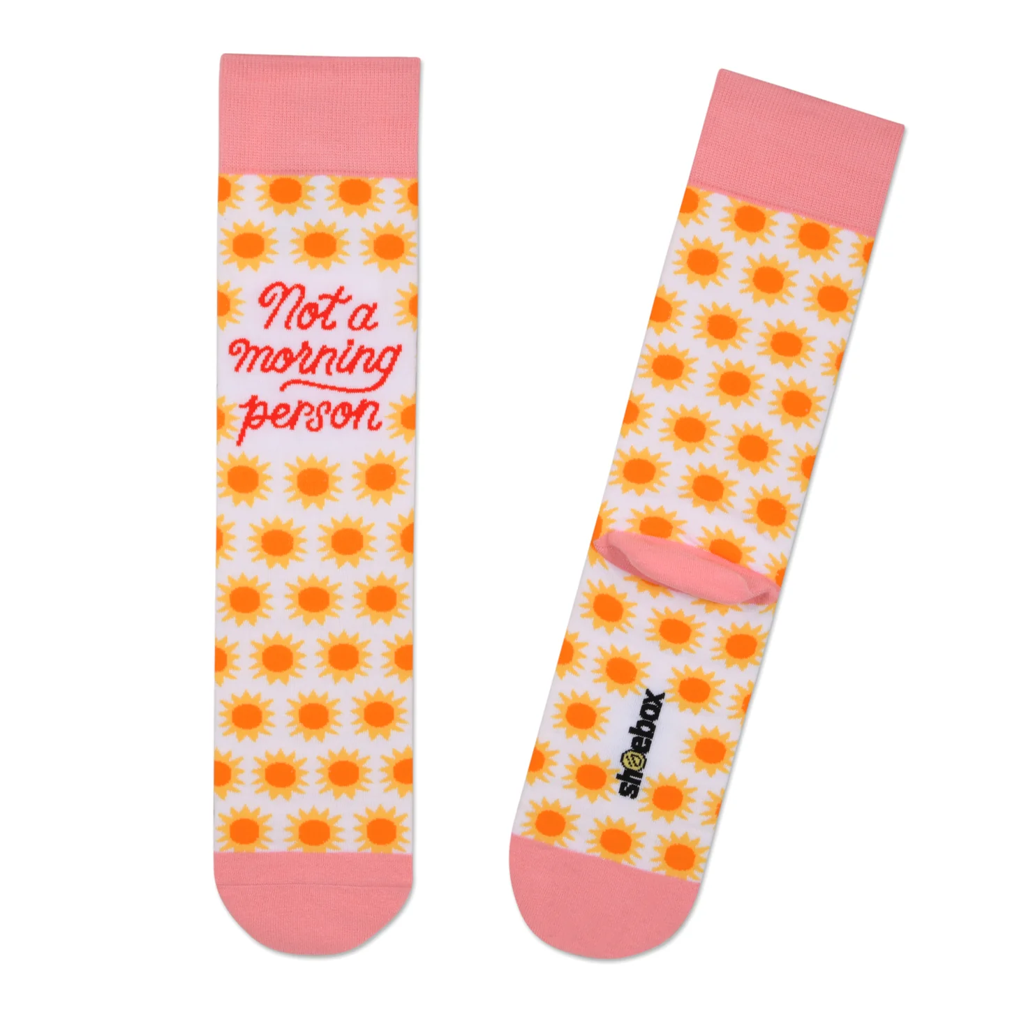 Not a Morning Person Novelty Crew Socks - Image 3