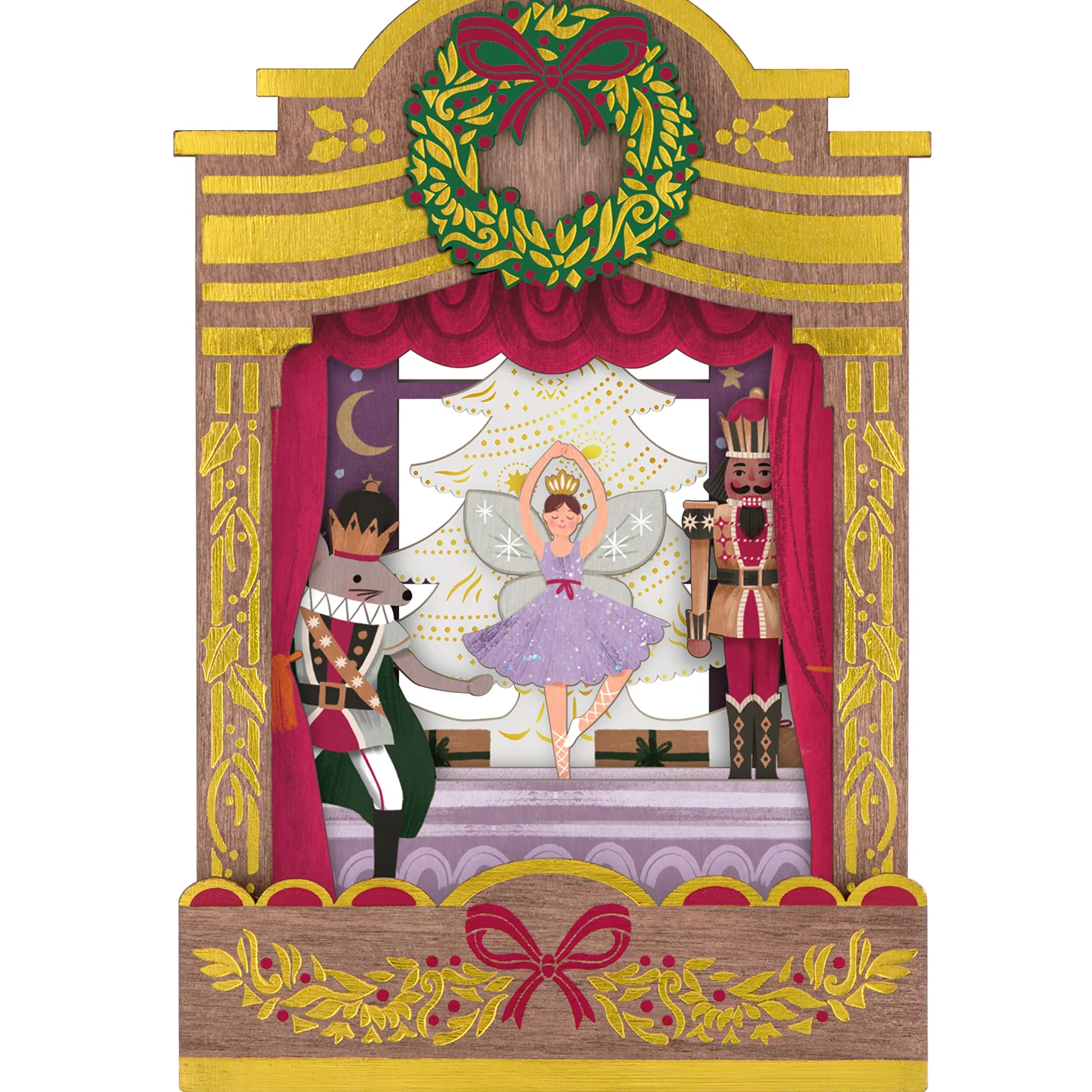 The Nutcracker Ballet Musical With Motion, Papercraft — 2026 Hallmark Keepsake Christmas Ornament - Image 5
