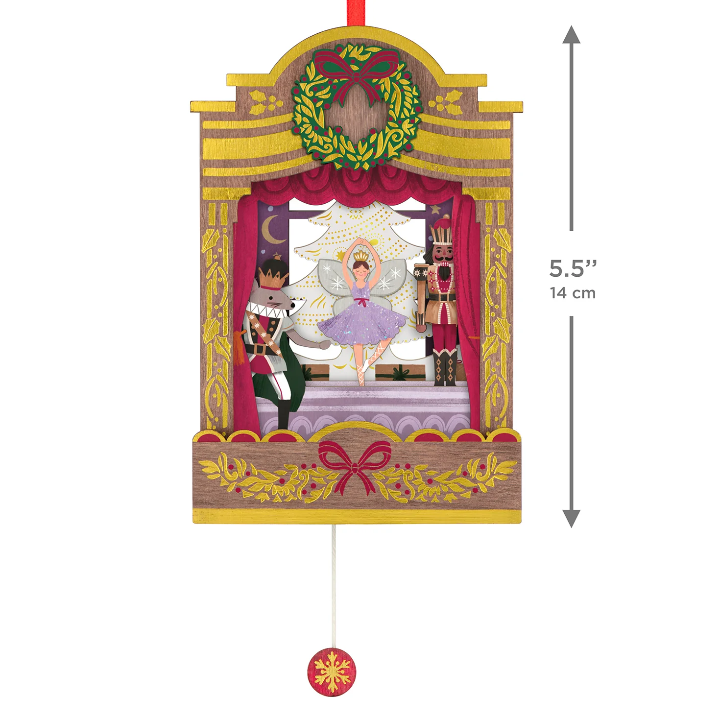 The Nutcracker Ballet Musical With Motion, Papercraft — 2026 Hallmark Keepsake Christmas Ornament - Image 6