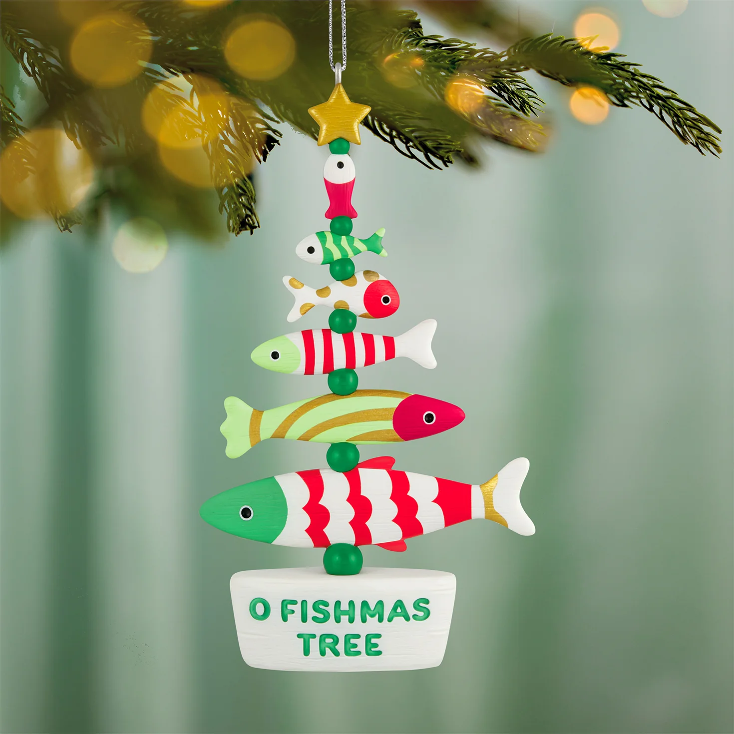 O Fishmas Tree — 2026 Hallmark Keepsake Christmas Ornament - Image 2