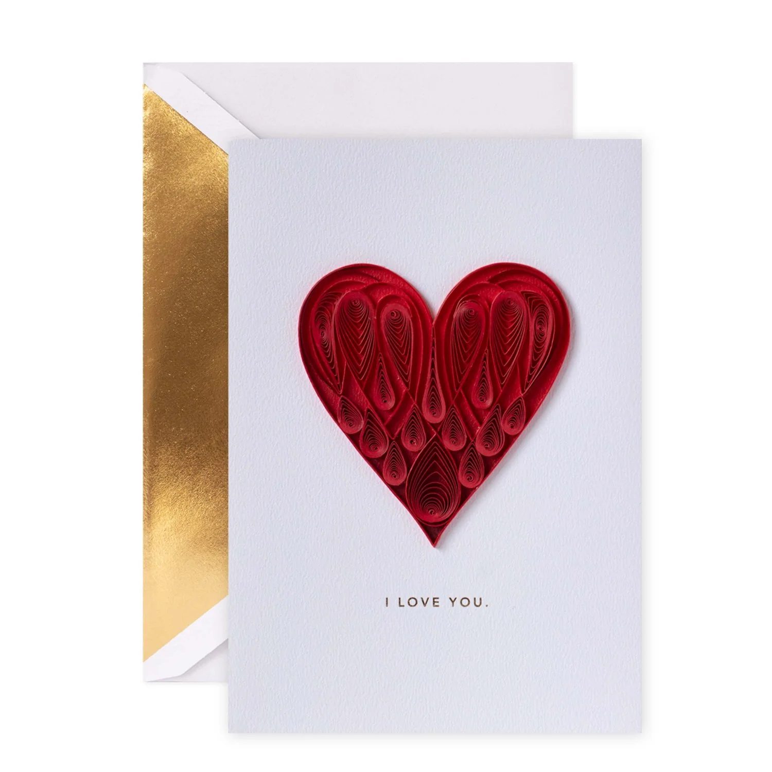 Hallmark Signature Greeting Card - I Love You - Image 3