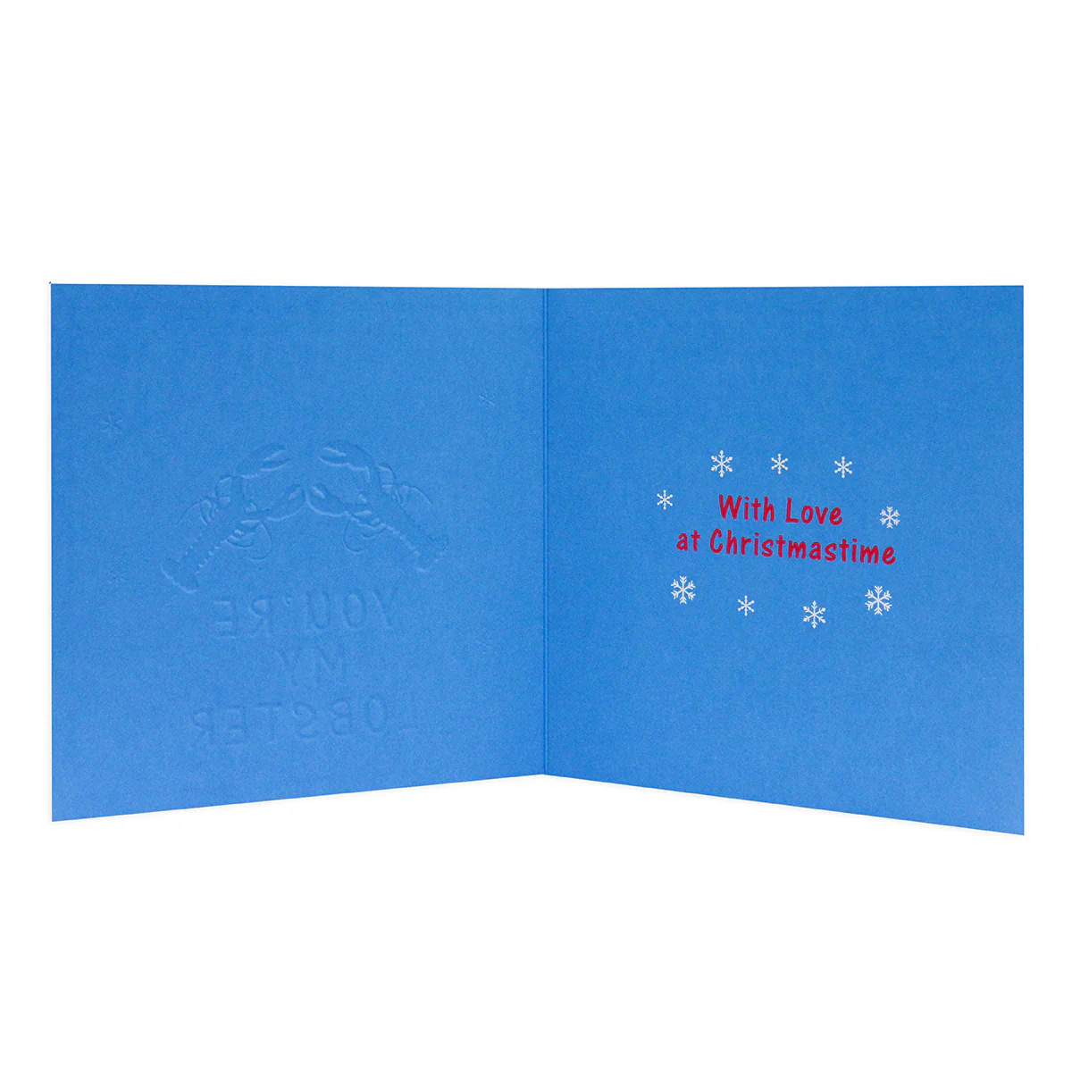Hallmark Friends Christmas Card To The One I Love - You're My Lobster - Image 2