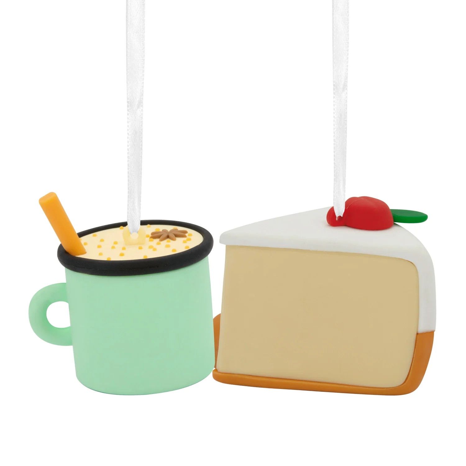 Better Together Fruitcake and Eggnog Magnetic, Shatterproof, Set of 2 - Hallmark Christmas Ornament - Image 3