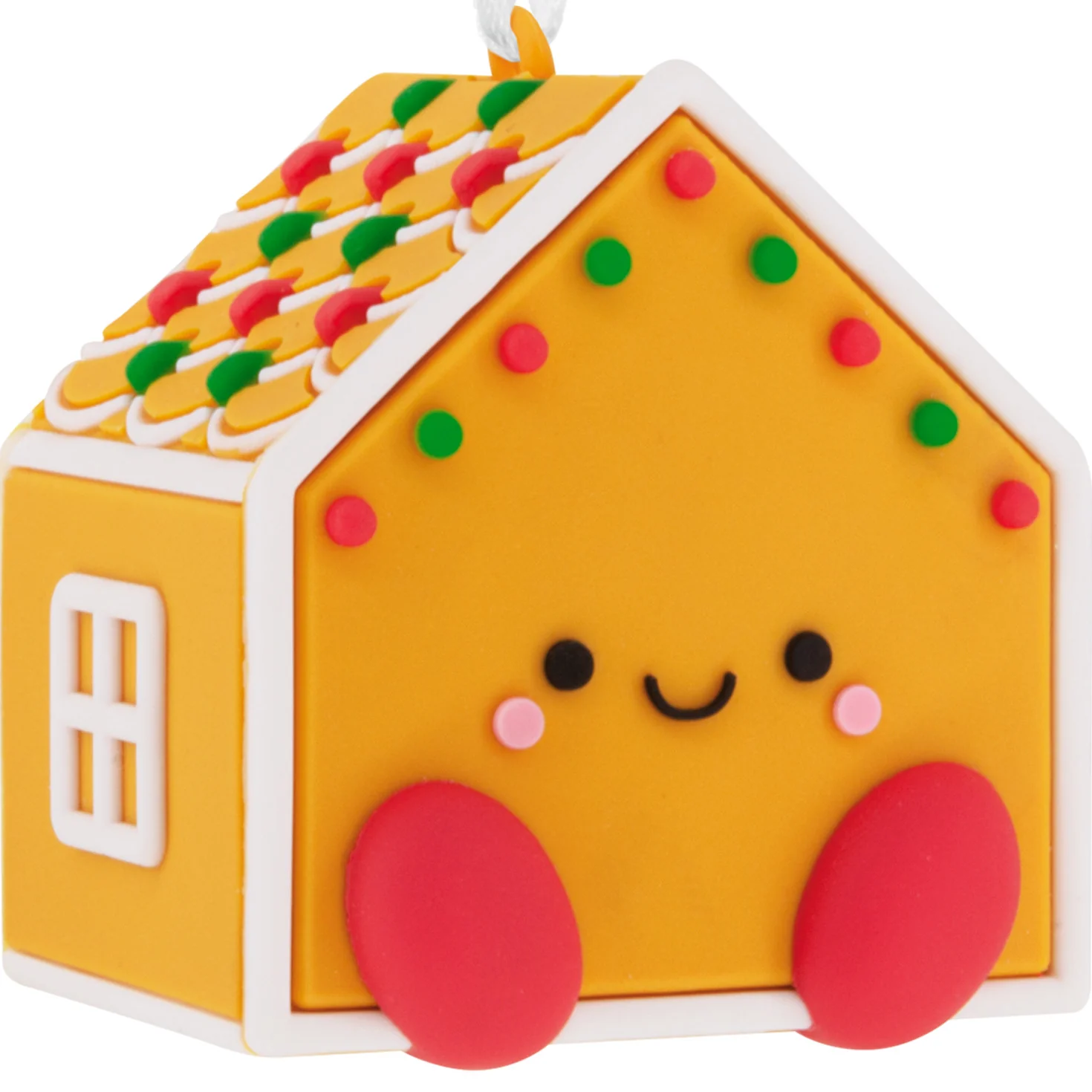 Better Together Gingerbread House and Candy Cane, Shatterproof, Set of 2 - Hallmark Christmas Ornament - Image 4
