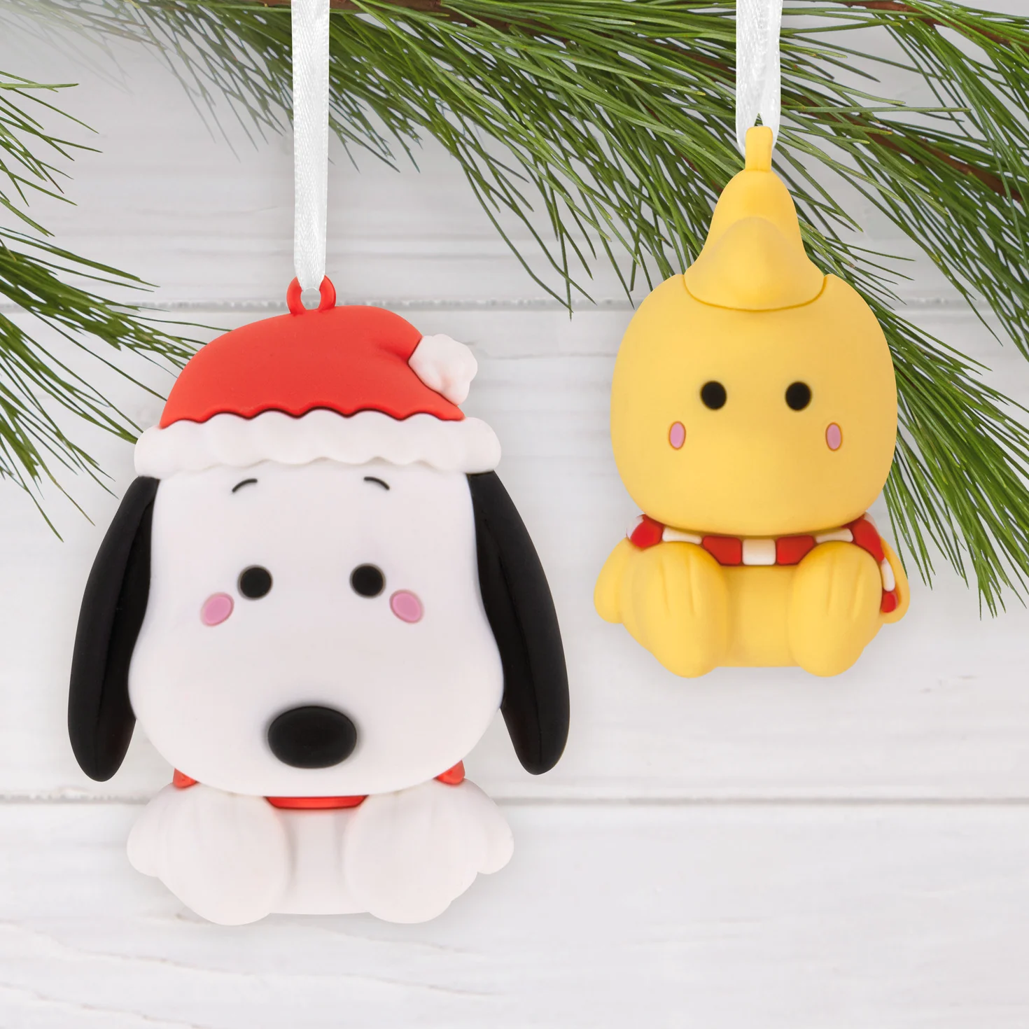 Peanuts® Better Together Holiday Snoopy and Woodstock — Hallmark Christmas Ornament - Image 2