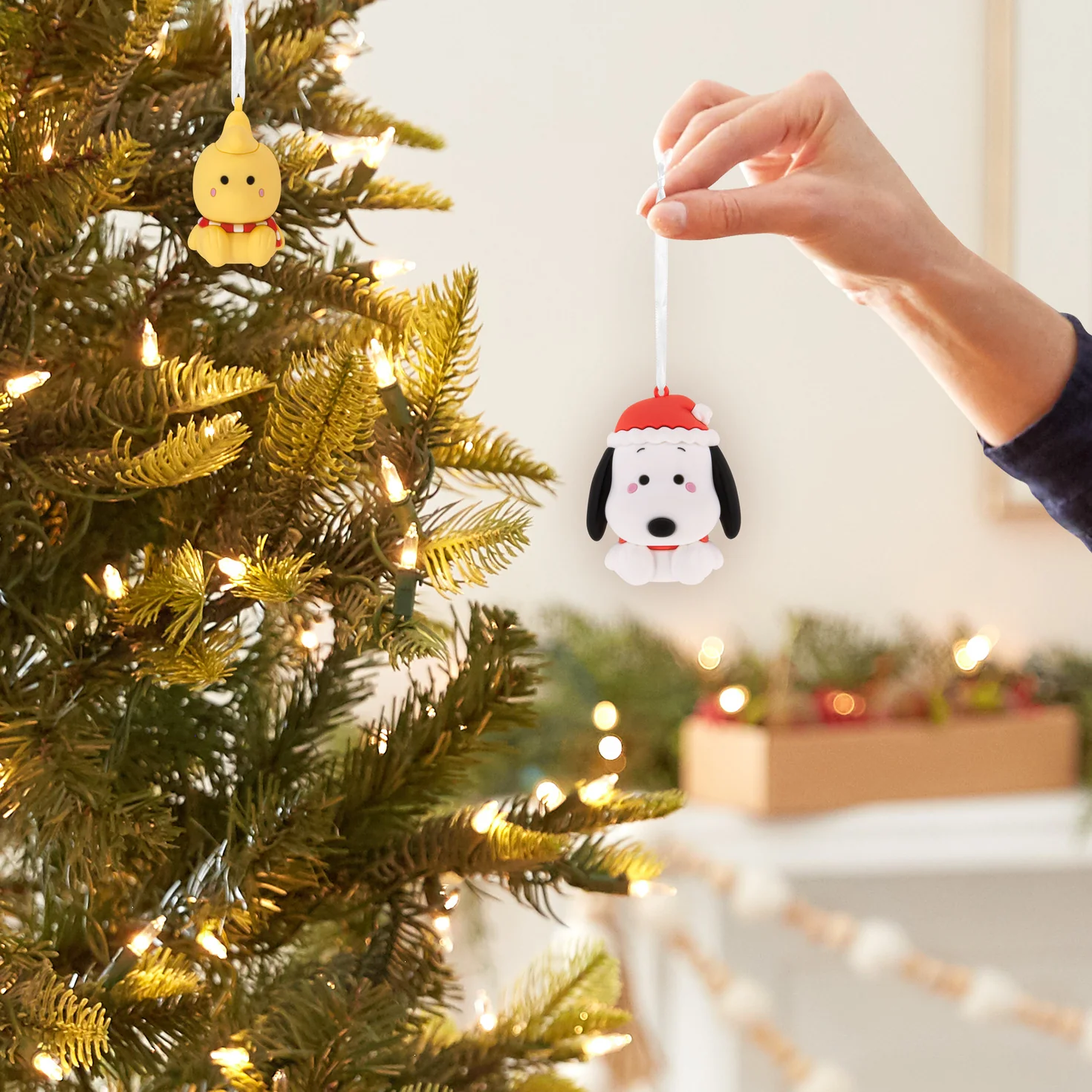 Peanuts® Better Together Holiday Snoopy and Woodstock — Hallmark Christmas Ornament - Image 3