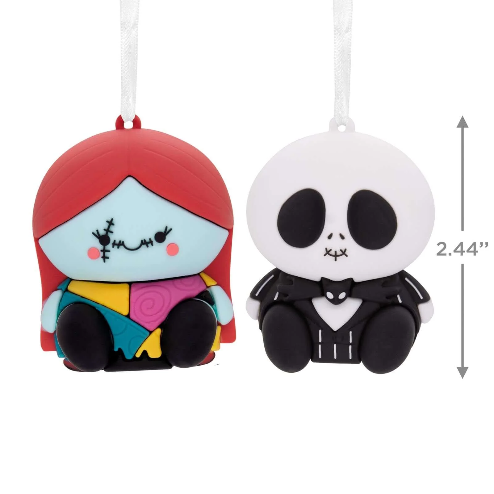 Better Together Disney Tim Burton's The Nightmare Before Christmas Jack and Sally Magnetic, Set of 2 - Hallmark Christmas Ornament - Image 4