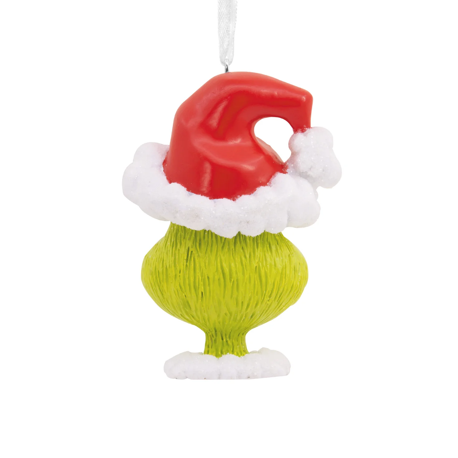 Dr. Seuss's How the Grinch Stole Christmas! Grinch in Santa Hat - Hallmark Christmas Ornament - Image 3