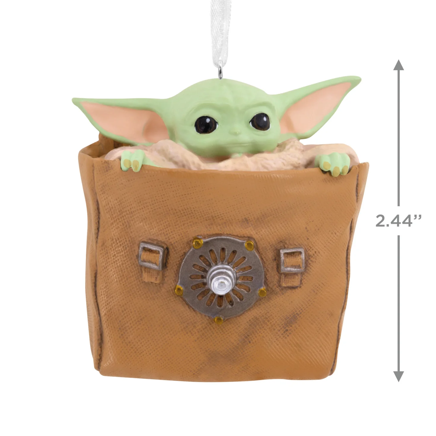 Star Wars™: The Mandalorian™ Grogu™ in Bag - Hallmark Christmas Ornament - Image 4