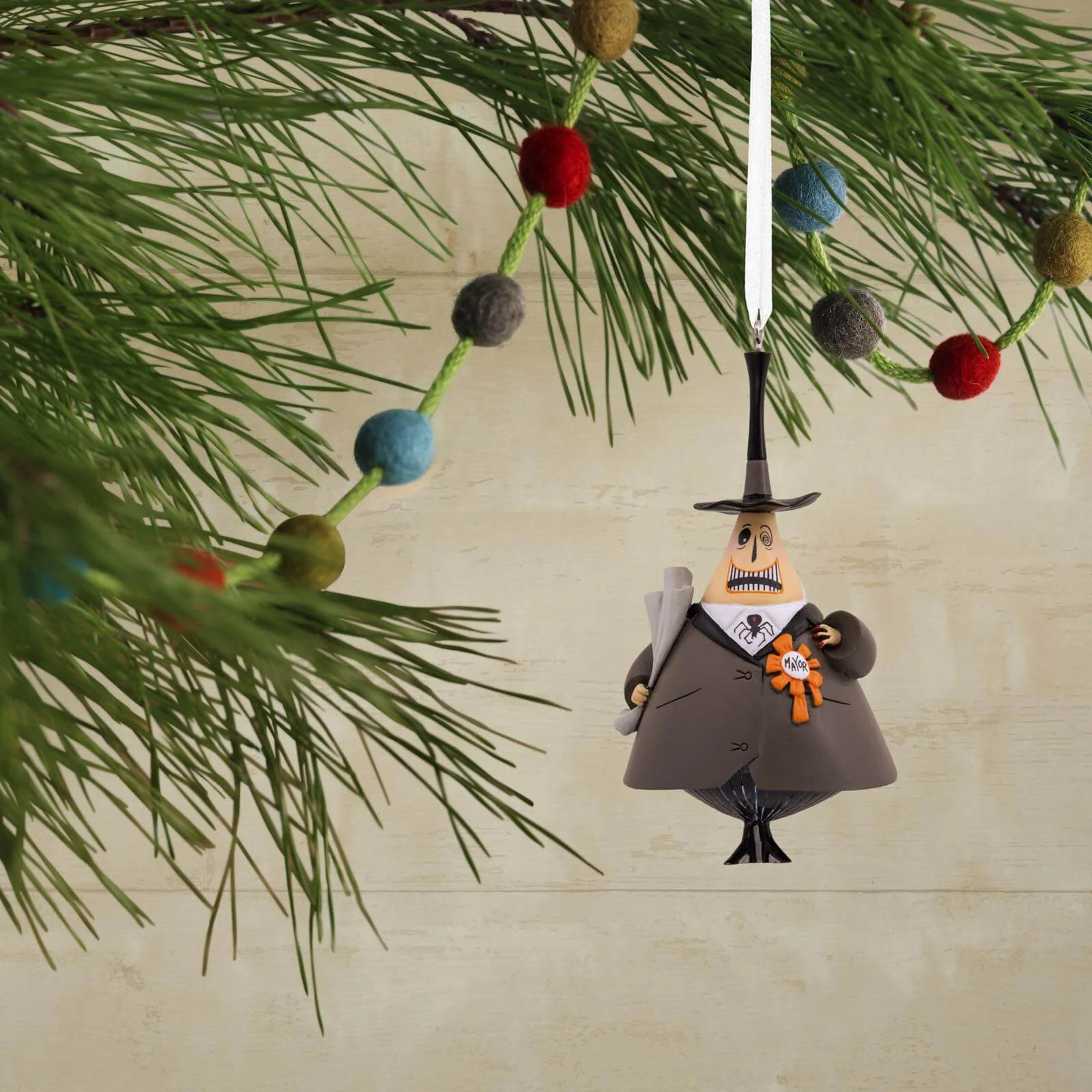 Disney Tim Burton's The Nightmare Before Christmas Mayor - Hallmark Christmas Ornament - Image 2