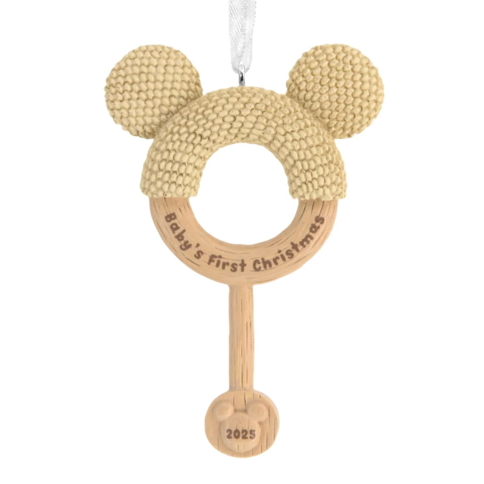 Disney Mickey Mouse Baby's First Christmas Rattle - Hallmark Christmas Ornament - Image 4
