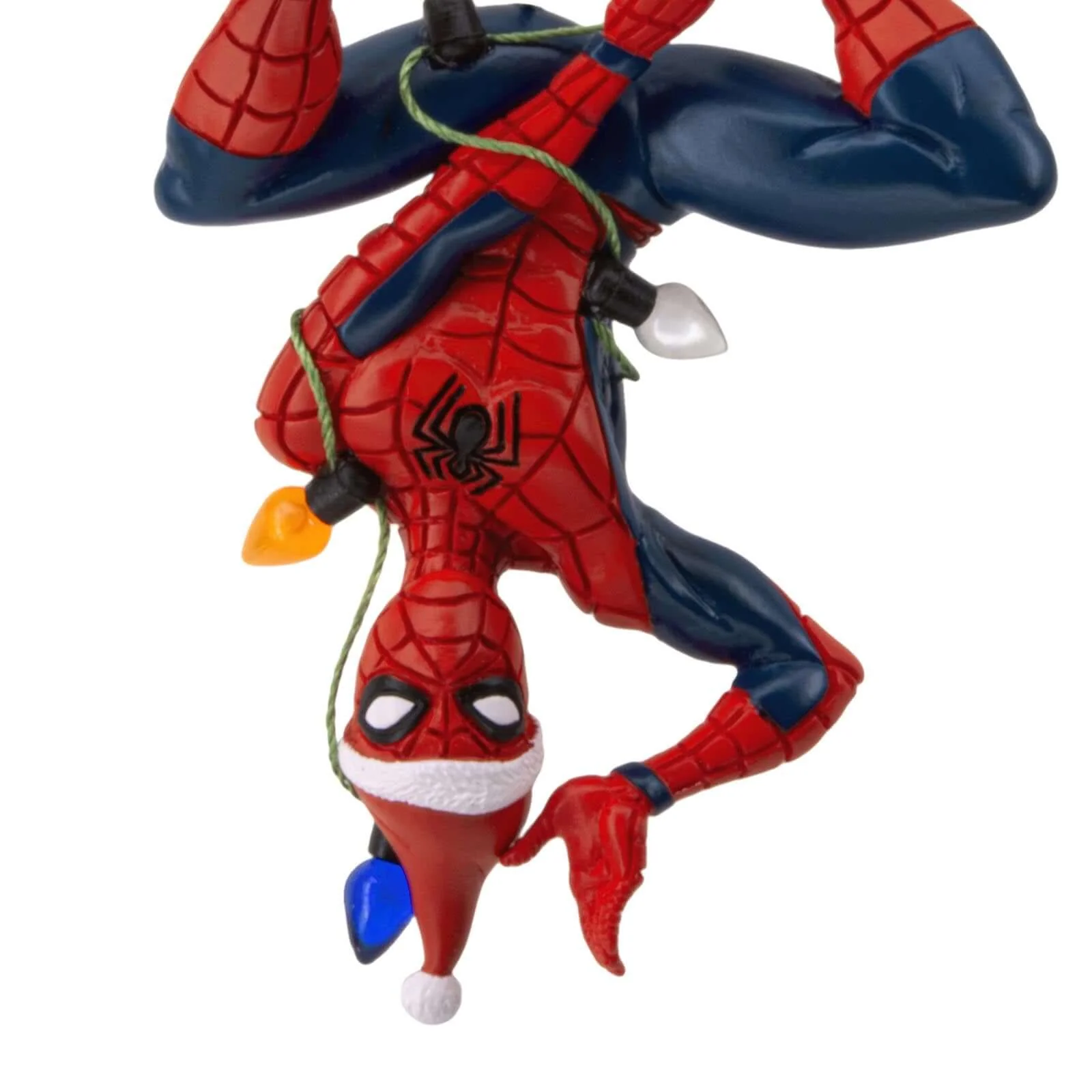 Marvel Spider-Man Hanging From Lights - Hallmark Christmas Ornament - Image 4