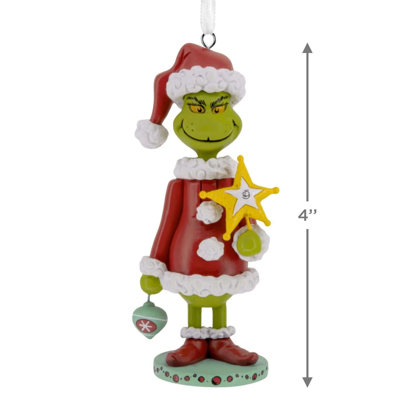 Dr. Seuss's How the Grinch Stole Christmas! Grinch Nutcracker - Hallmark Christmas Ornament - Image 6
