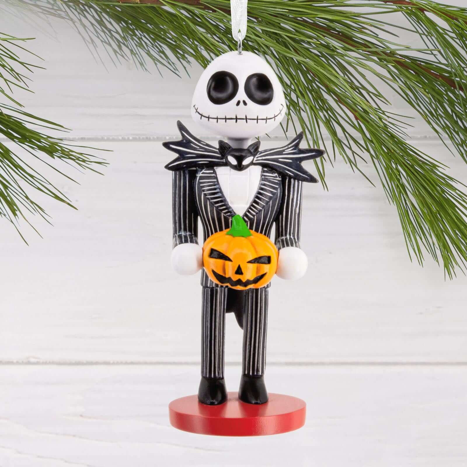 Disney Tim Burton's The Nightmare Before Christmas Jack Skellington Nutcracker - Hallmark Christmas Ornament - Image 2
