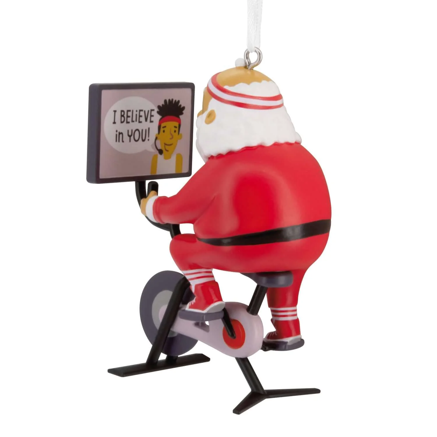Cycling Santa - Hallmark Christmas Ornament - Image 4