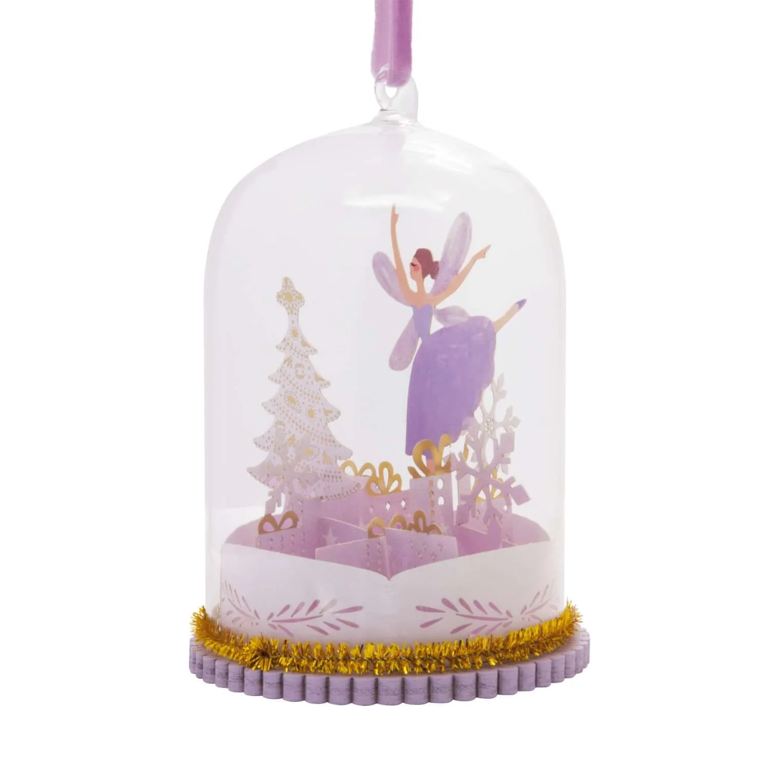 Signature Fairy Cloche, Glass and Paper - Hallmark Christmas Ornament - Image 4