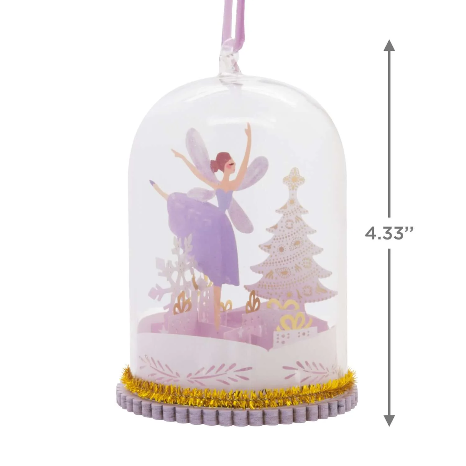 Signature Fairy Cloche, Glass and Paper - Hallmark Christmas Ornament - Image 5