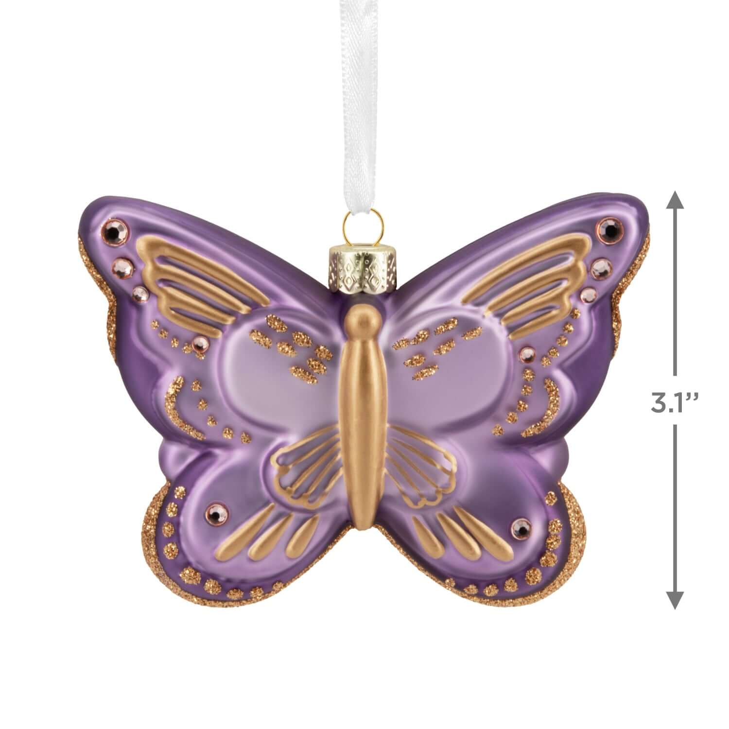 Signature Butterfly, Glass - Hallmark Christmas Ornament - Image 5