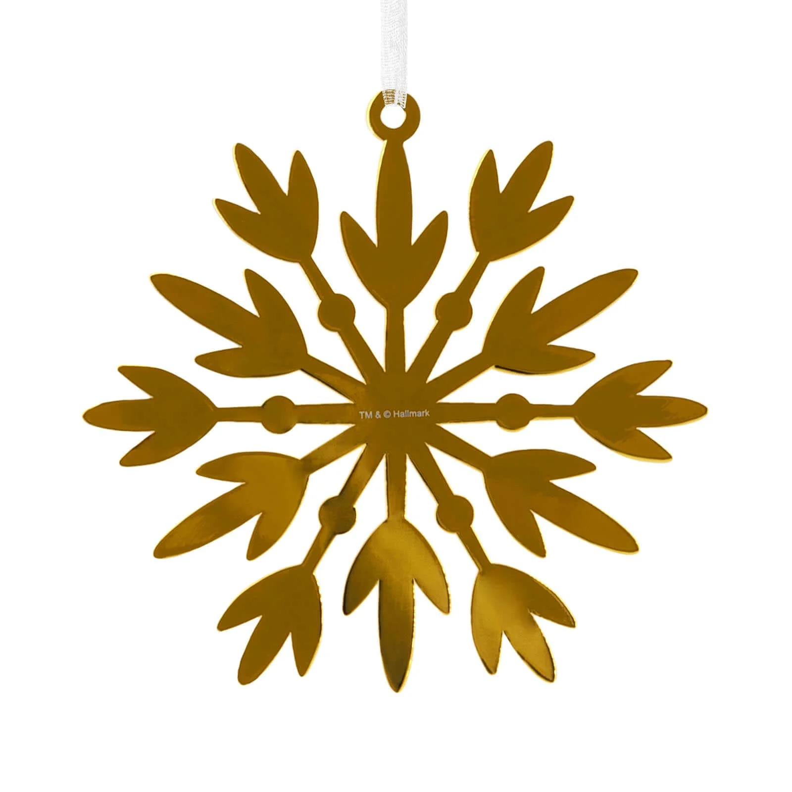 Signature Gold Snowflake, Metal - Hallmark Christmas Ornament - Image 5