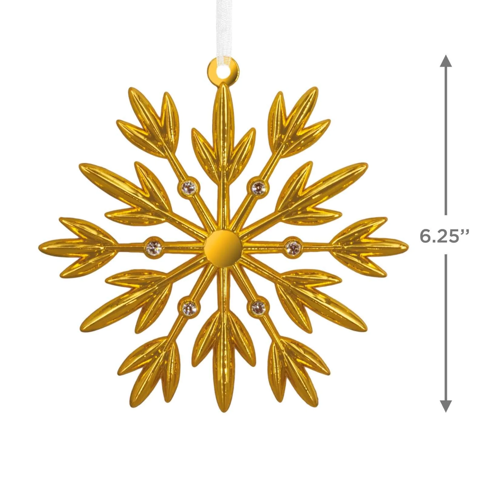 Signature Gold Snowflake, Metal - Hallmark Christmas Ornament - Image 6