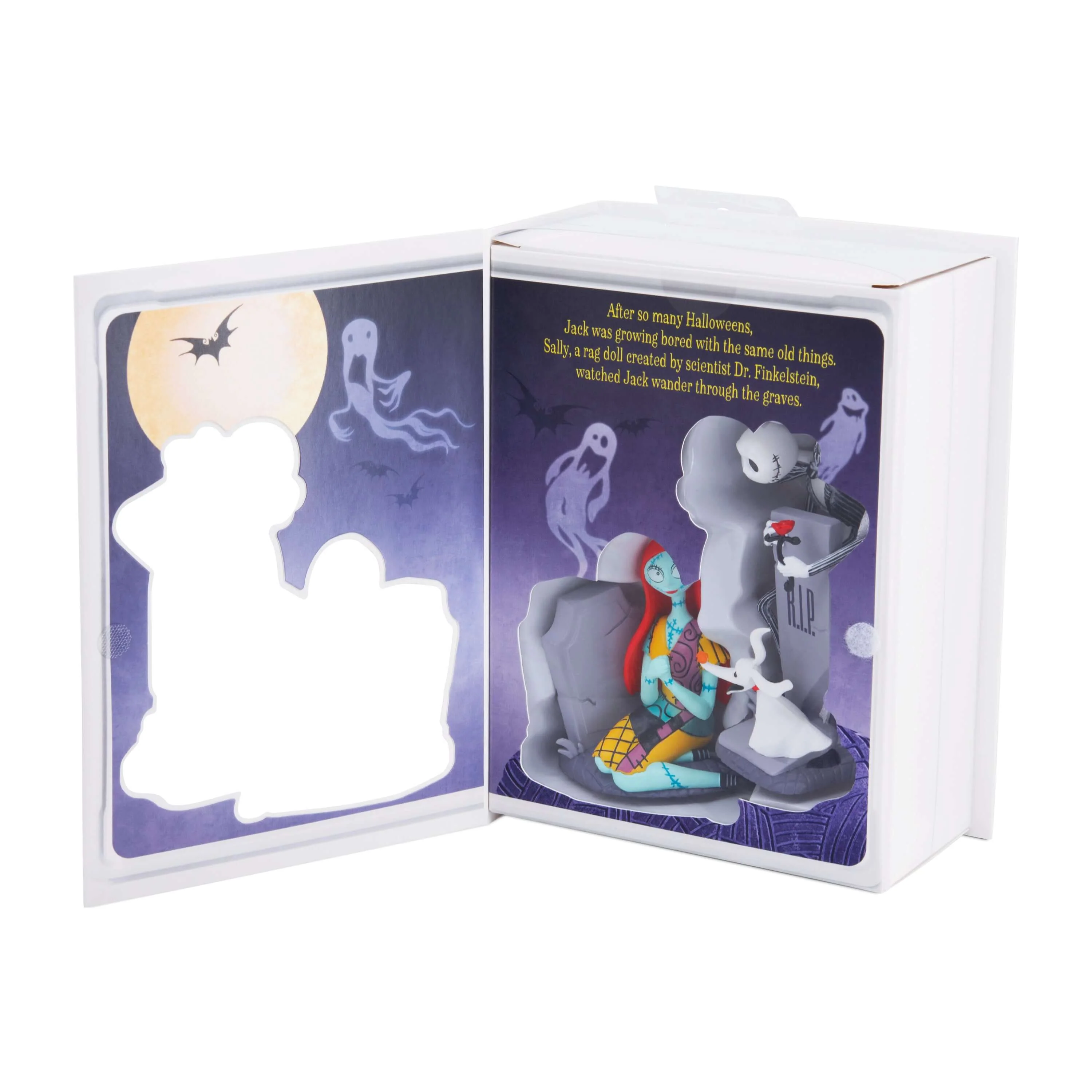 Disney Tim Burton's The Nightmare Before Christmas Jack and Sally With Tombstones, Set of 2 - Hallmark Christmas Ornament - Image 7