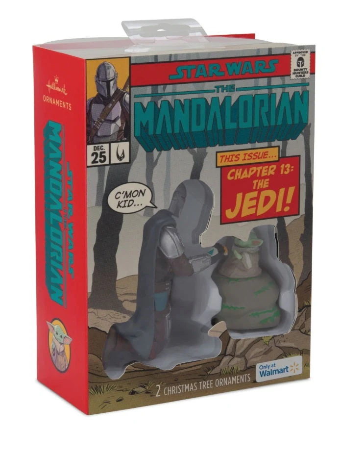 Star Wars™: The Mandalorian™ and Grogu™, Set of 2 - Hallmark Christmas Ornament - Image 2