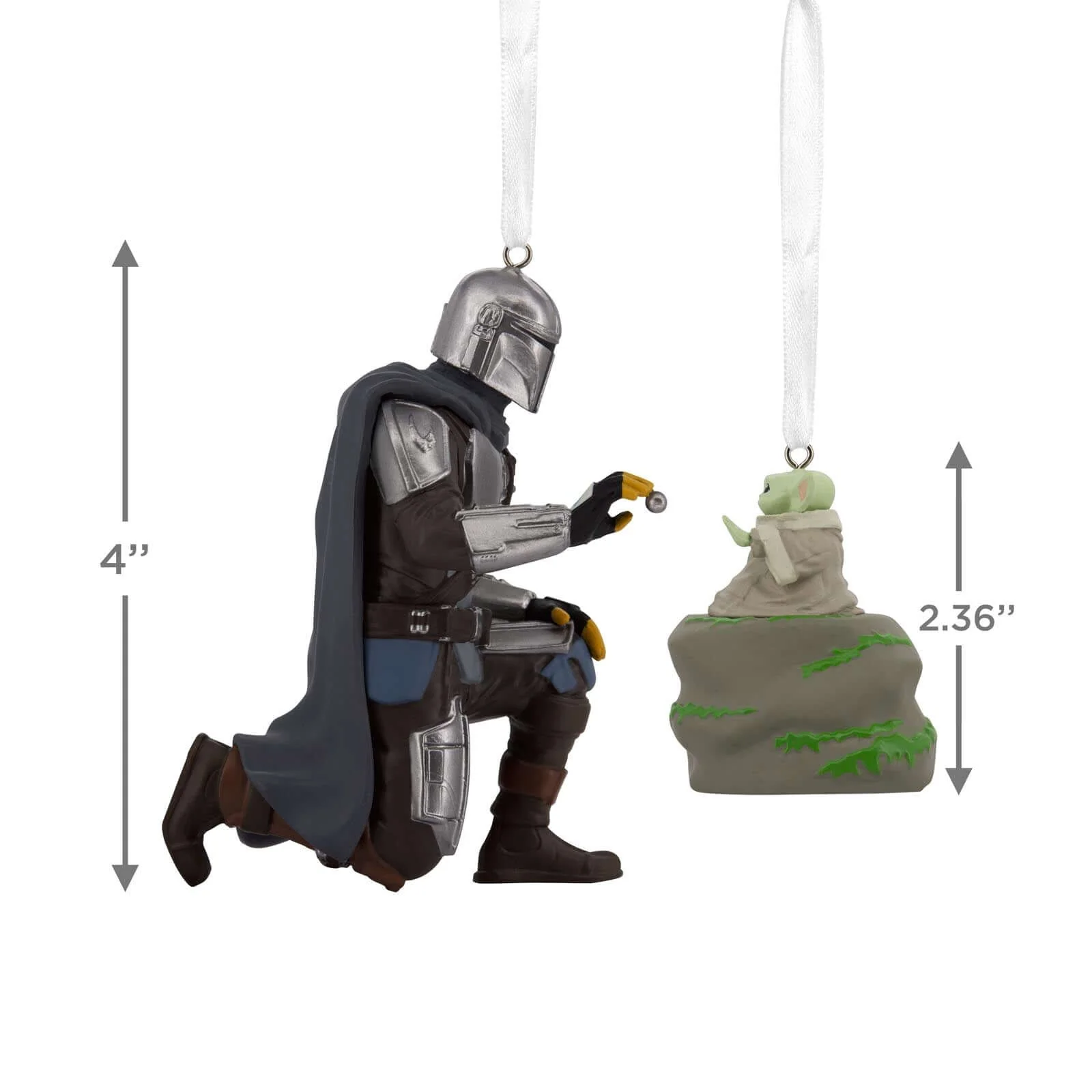 Star Wars™: The Mandalorian™ and Grogu™, Set of 2 - Hallmark Christmas Ornament - Image 7