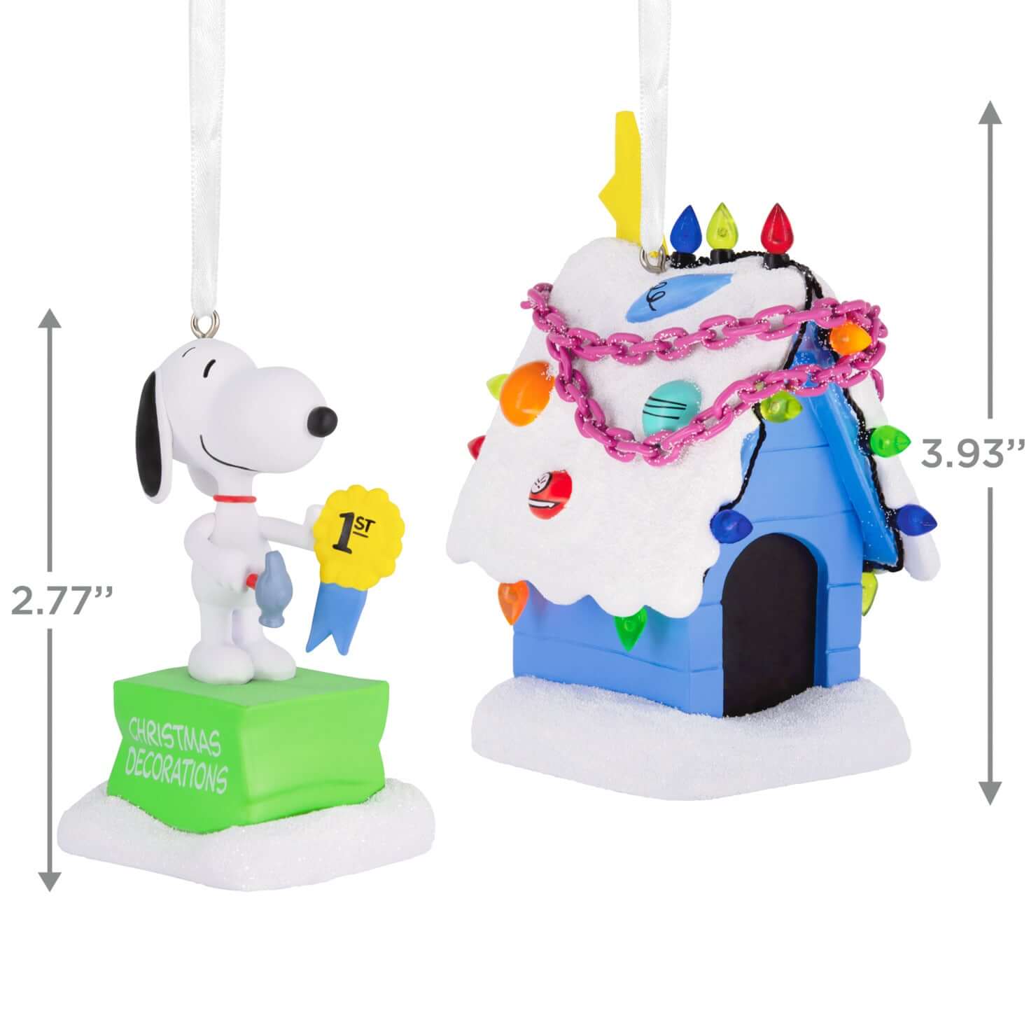 Peanuts® Snoopy and Holiday Doghouse — Hallmark Christmas Ornament - Image 5