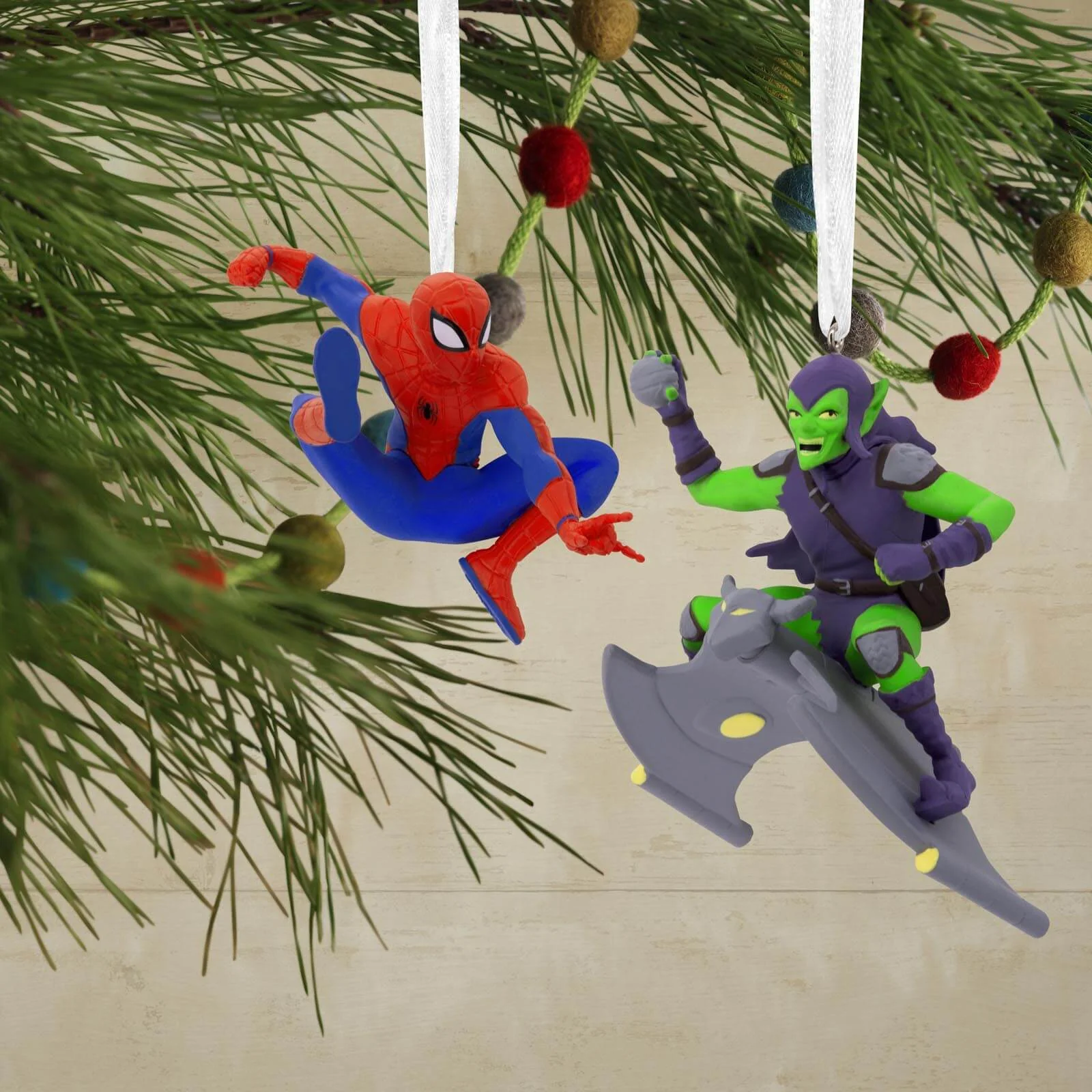 Marvel Spider-Man and Green Goblin, Set of 2 - Hallmark Christmas Ornament - Image 2