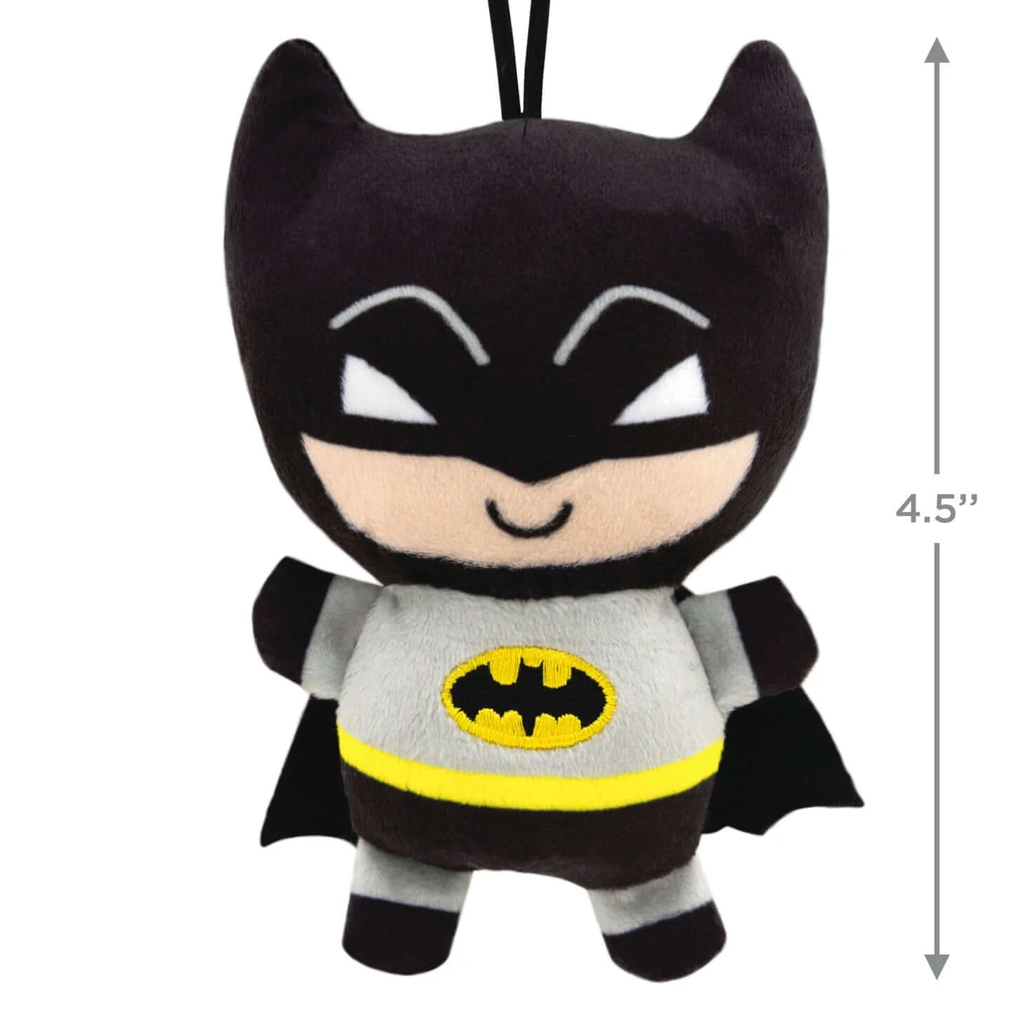 DC Batman, Plush Fabric - Hallmark Christmas Ornament - Image 4