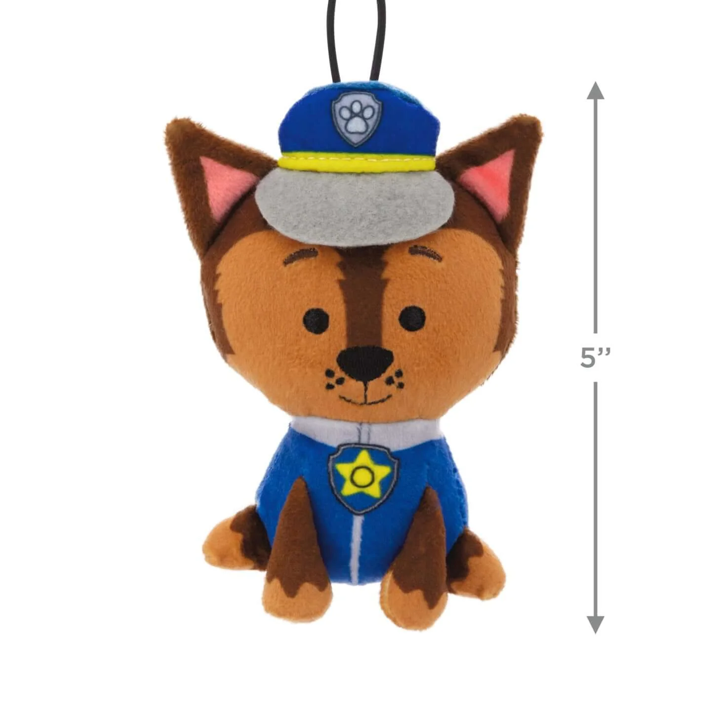 Paw Patrol Chase, Plush Fabric - Hallmark Christmas Ornament - Image 4