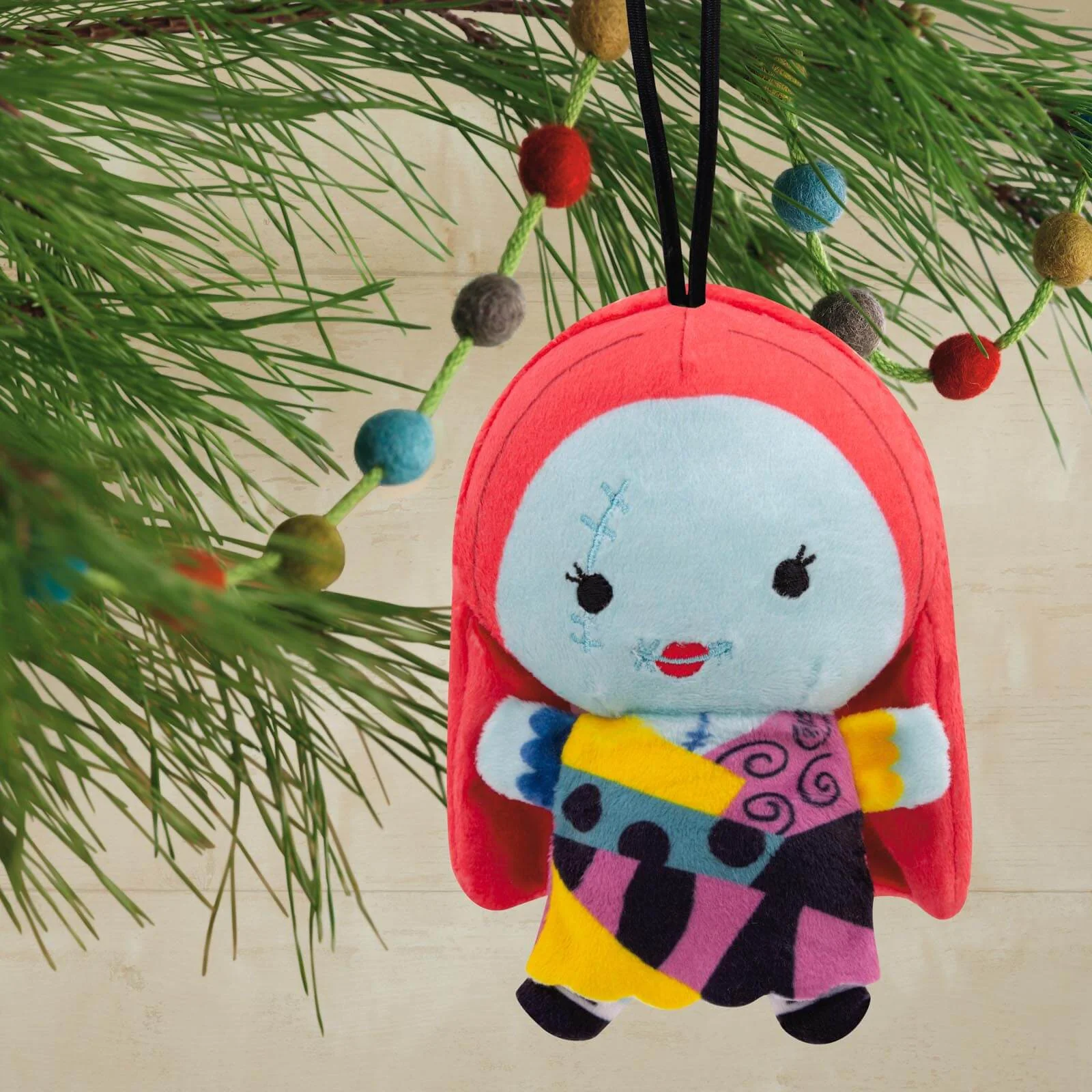 Disney Tim Burton's The Nightmare Before Christmas Sally, Plush Fabric - Hallmark Christmas Ornament - Image 2