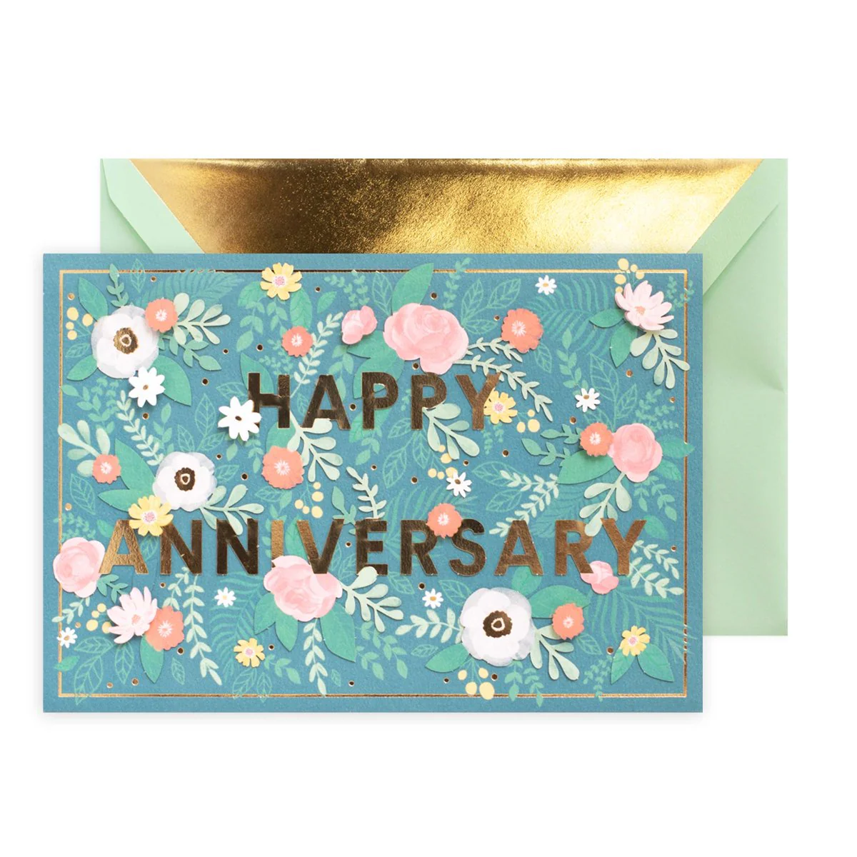 Hallmark Signature Anniversary Card- Floral Garden - Image 3