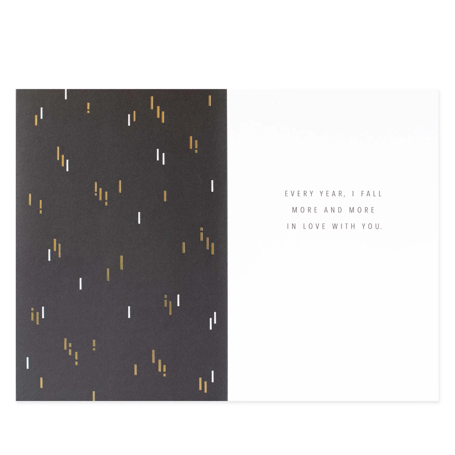 Hallmark Signature Anniversary Card - More In Love - Image 2
