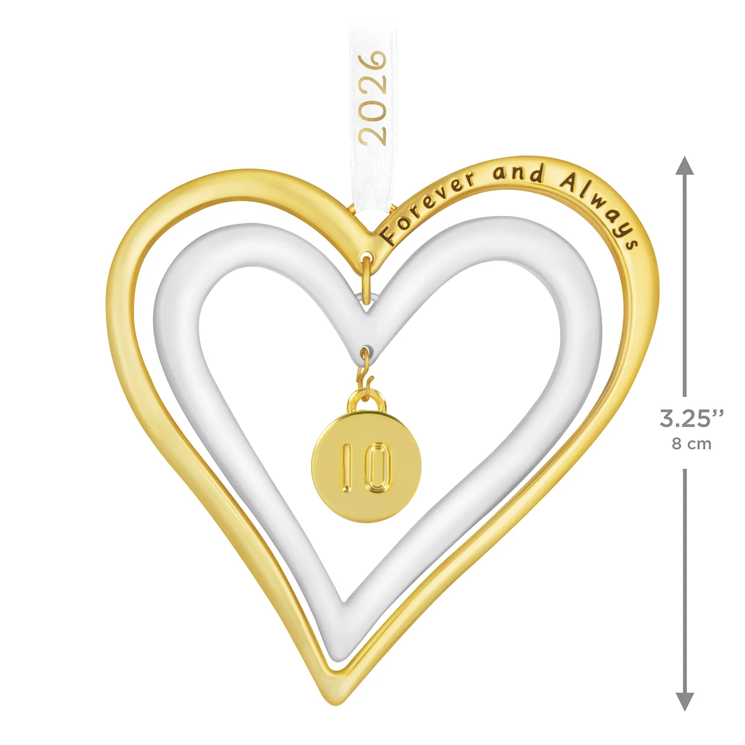 Our Anniversary 2026, Metal — 2026 Hallmark Keepsake Christmas Ornament - Image 7