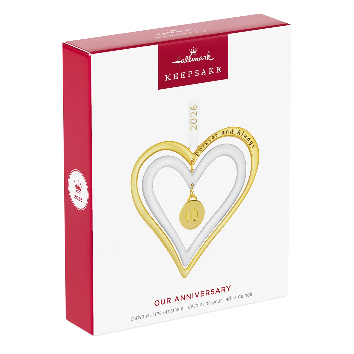 Our Anniversary 2026, Metal — 2026 Hallmark Keepsake Christmas Ornament - Image 8